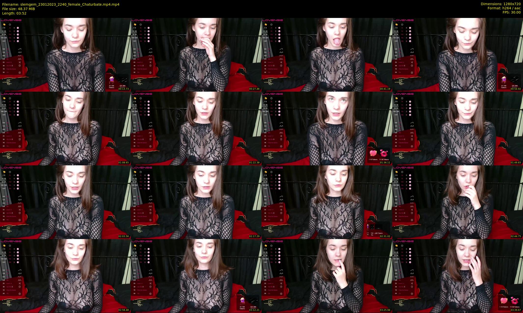 slemgem — 4 minute Chaturbate couple cam show recording, 720p, Jan 23, 2023