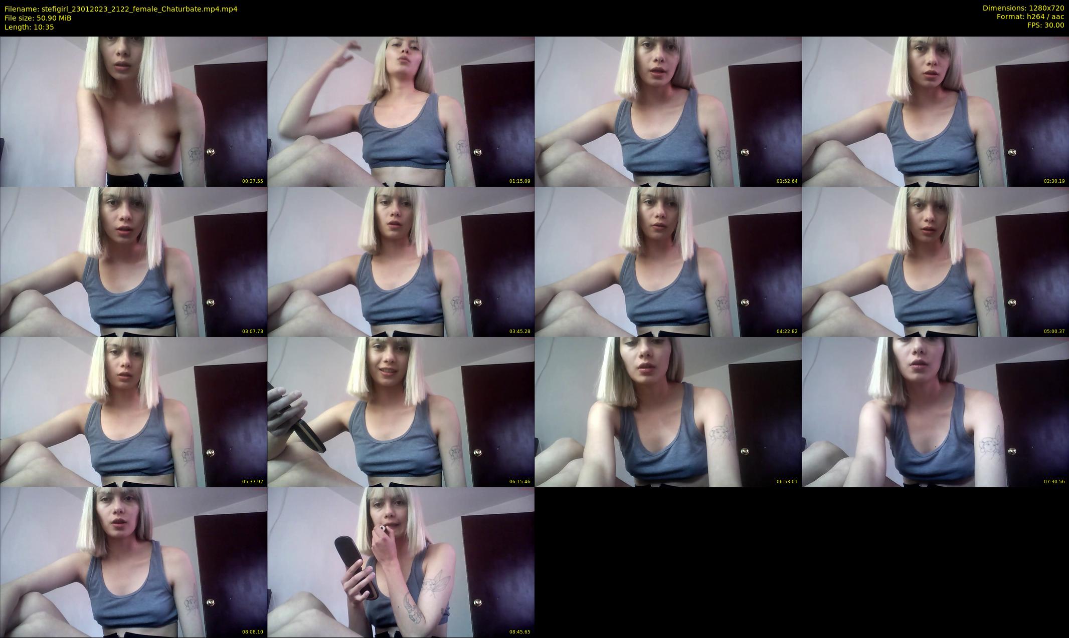 stefigirl — 11 minute Chaturbate female cam show recording, 720p, Jan 23, 2023