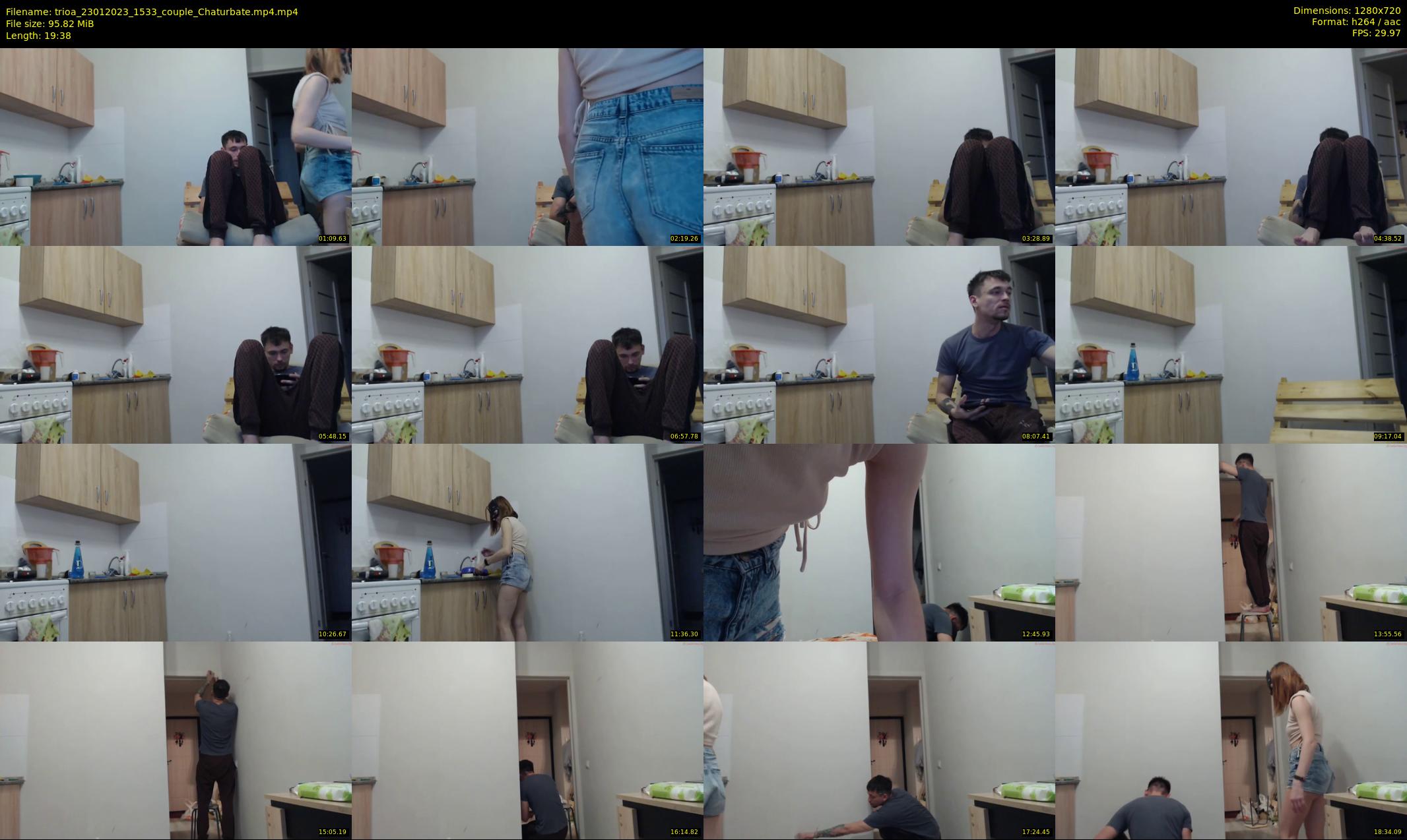 trioa — 20 minute Chaturbate couple cam show recording, 720p, Jan 23, 2023
