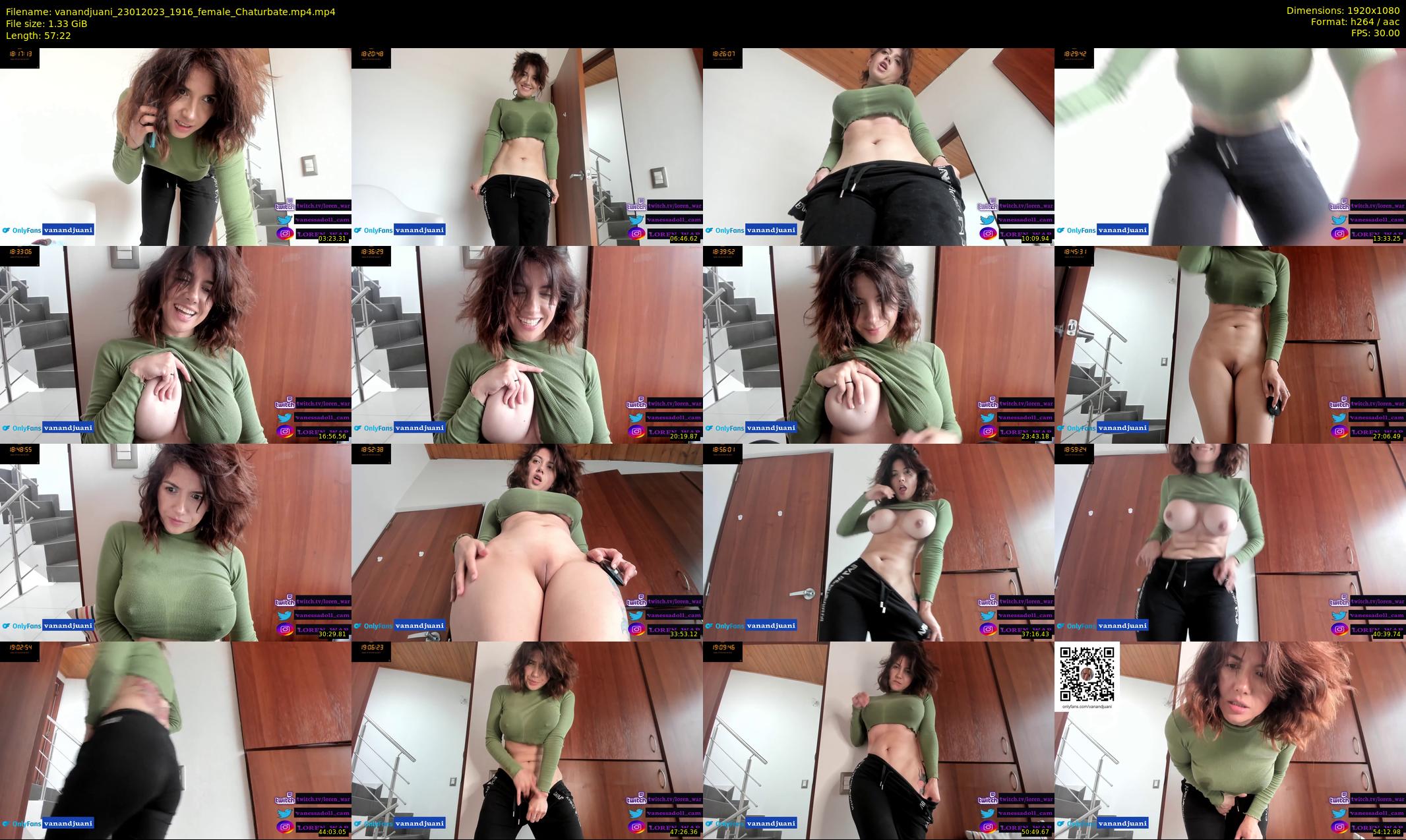 vanandjuani — 58 minute Chaturbate female cam show recording, 1080p, Jan 23, 2023