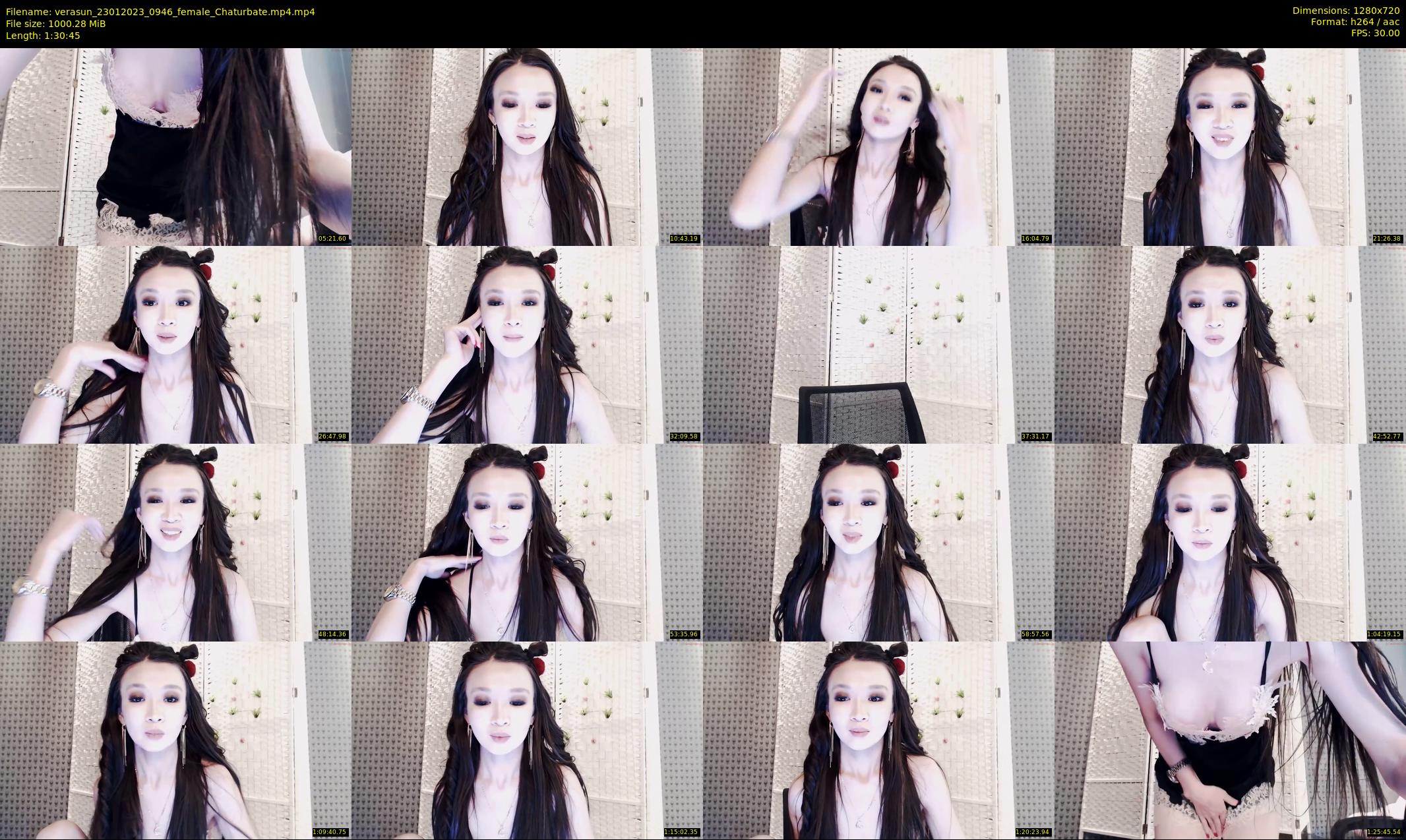 verasun — 91 minute Chaturbate female cam show recording, 720p, Jan 23, 2023