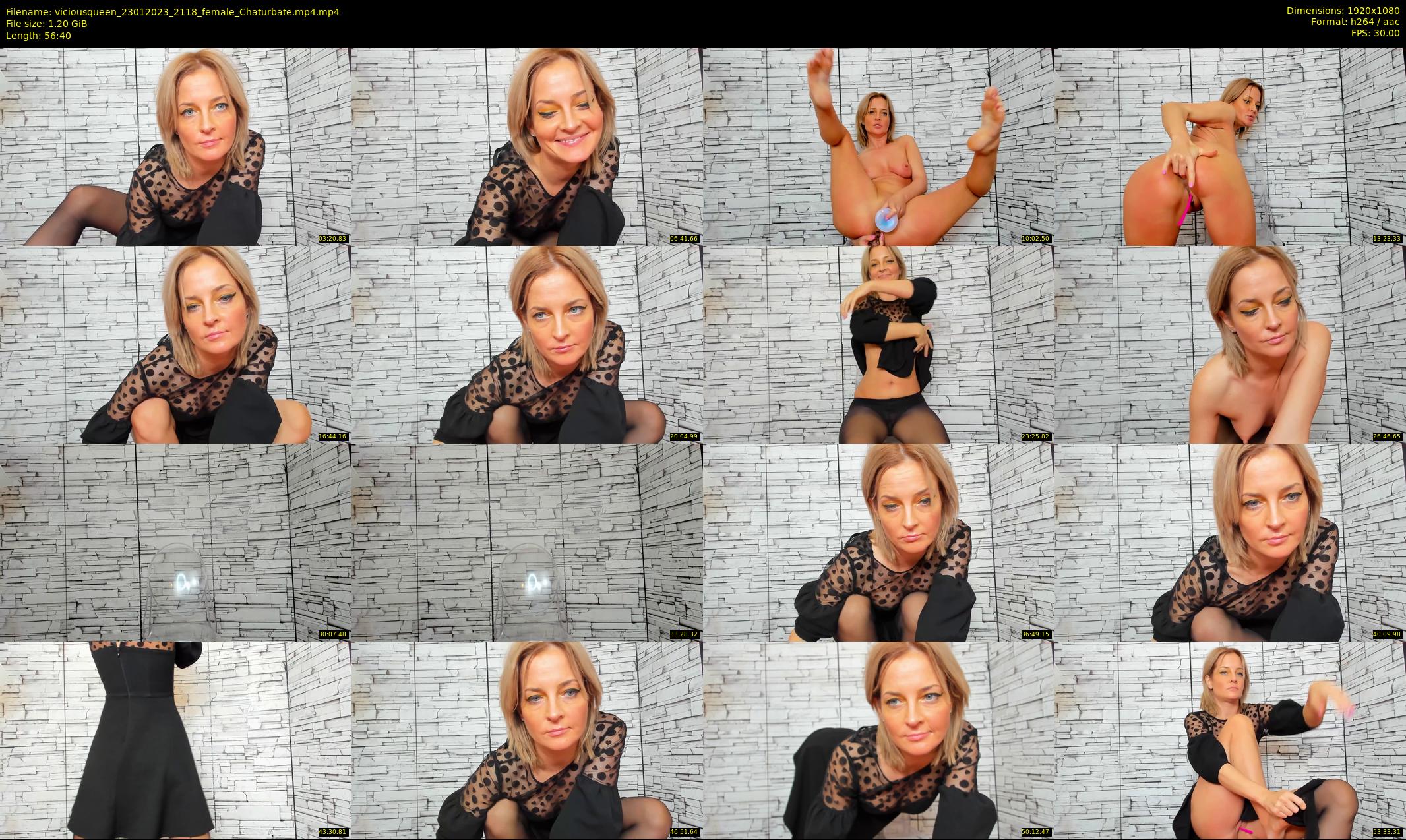 viciousqueen — 57 minute Chaturbate female cam show recording, 1080p, Jan 23, 2023