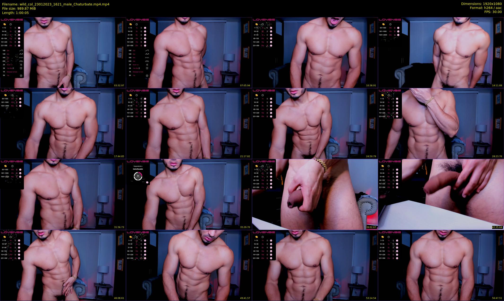 wild_col — 61 minute Chaturbate male cam show recording, 1080p, Jan 23, 2023