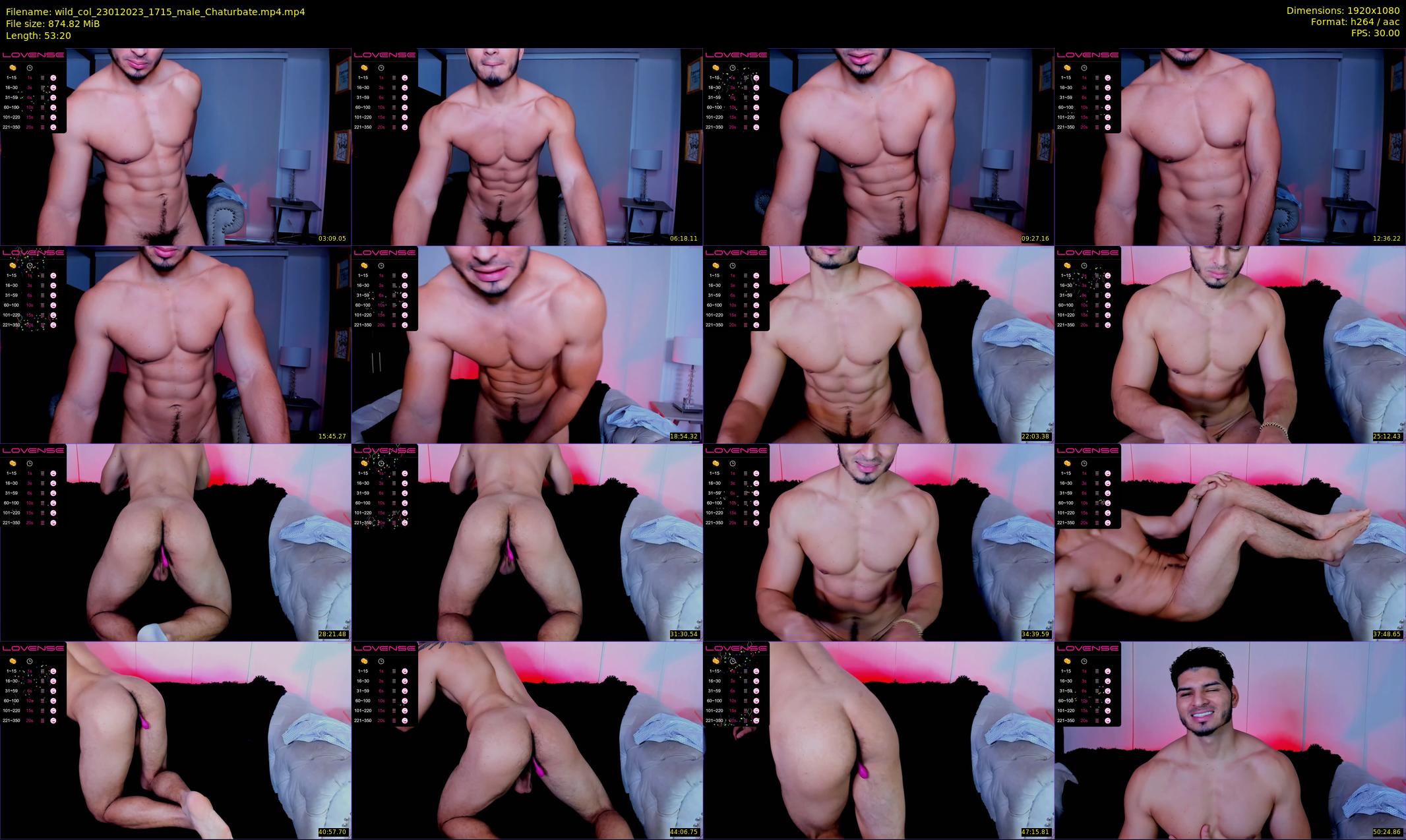 wild_col — 54 minute Chaturbate male cam show recording, 1080p, Jan 23, 2023