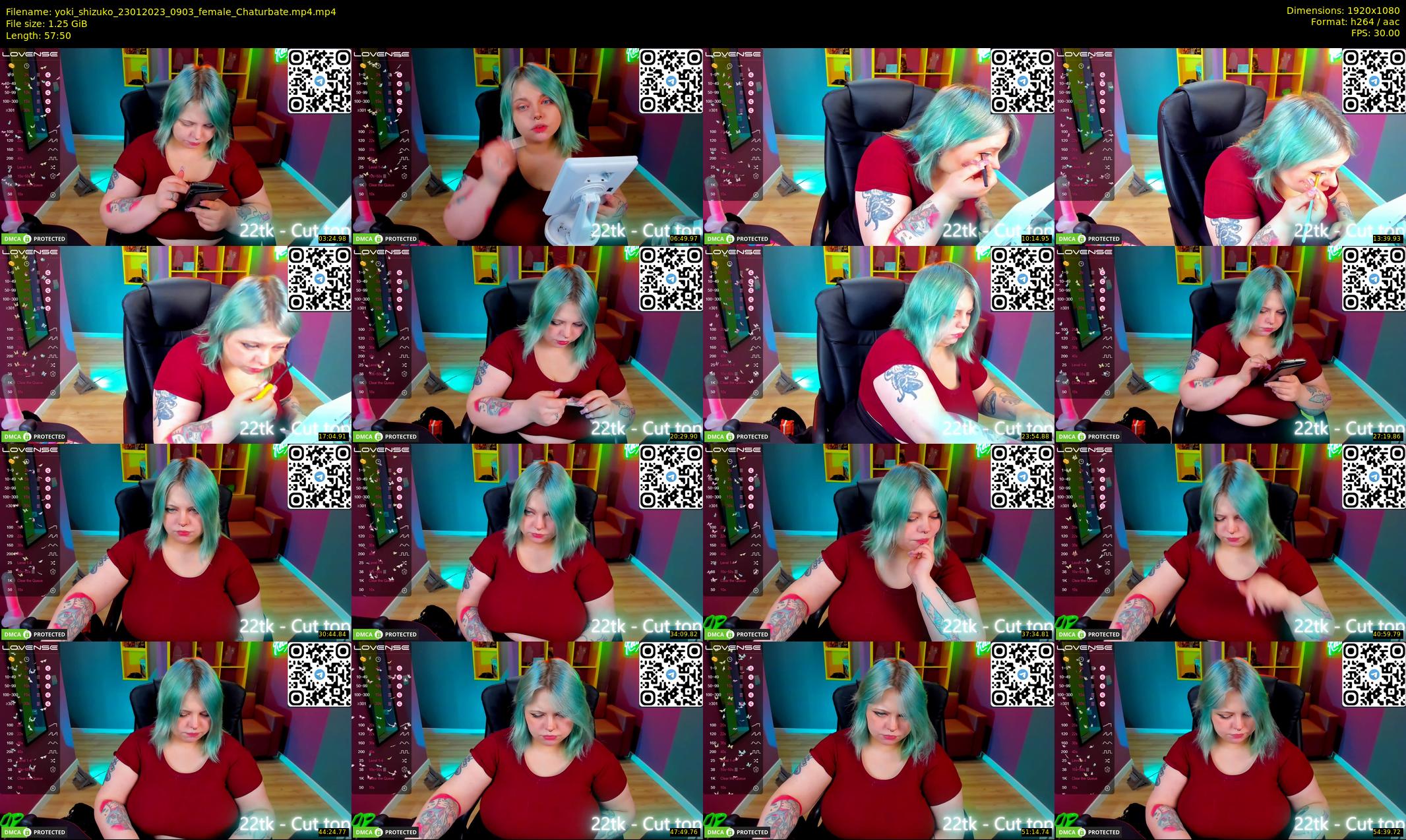 yoki_shizuko — 58 minute Chaturbate female cam show recording, 1080p, Jan 23, 2023