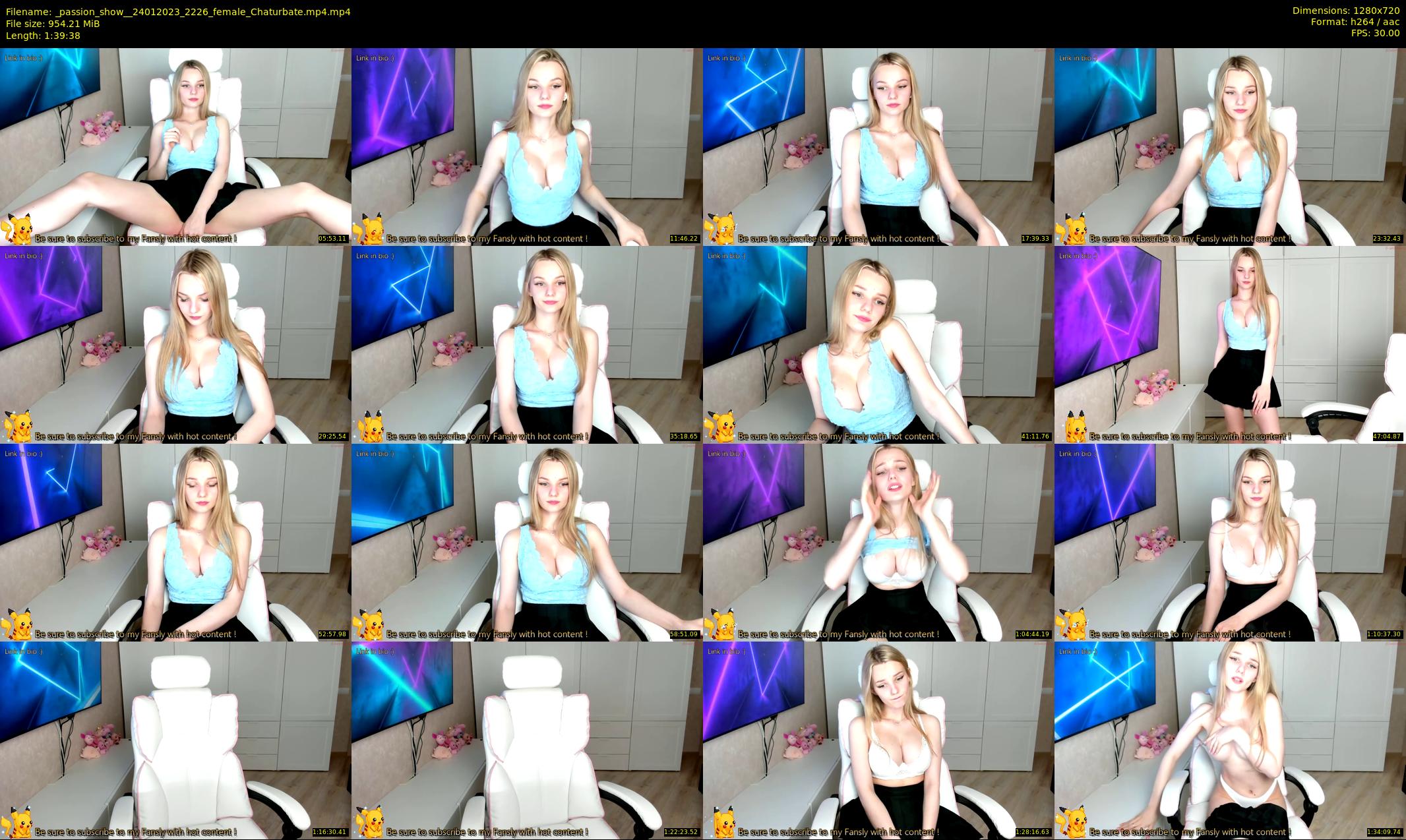 _passion_show_ — 100 minute Chaturbate couple cam show recording, 720p, Jan 24, 2023