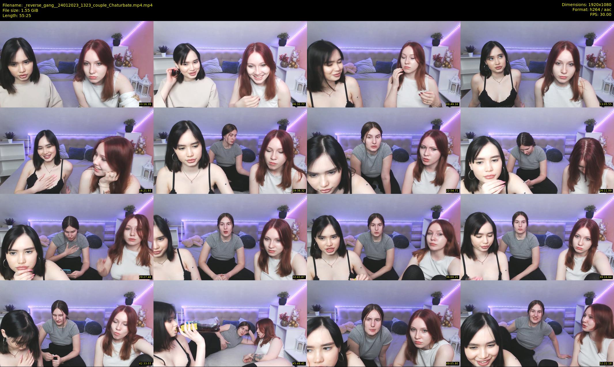 _reverse_gang_ — 56 minute Chaturbate couple cam show recording, 1080p, Jan 24, 2023