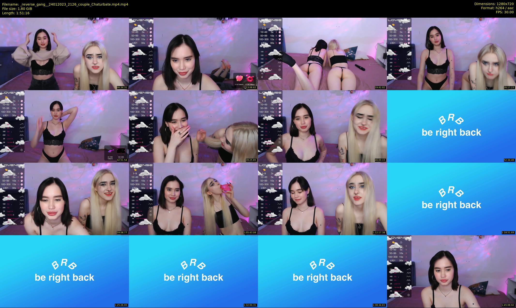 _reverse_gang_ — 112 minute Chaturbate couple cam show recording, 720p, Jan 24, 2023
