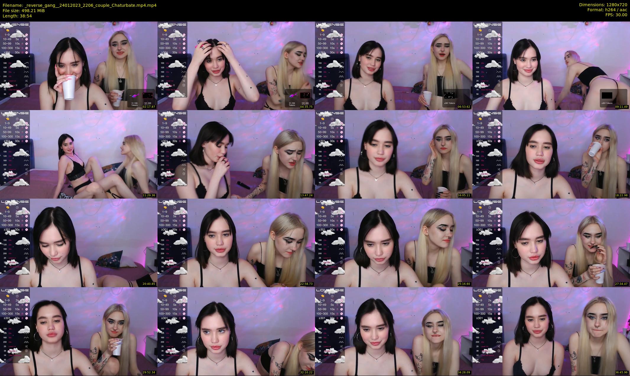 _reverse_gang_ — 39 minute Chaturbate couple cam show recording, 720p, Jan 24, 2023