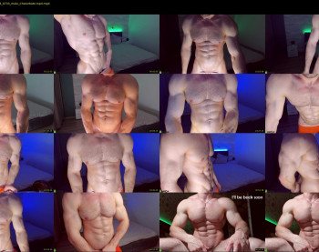 adam_muscle_ — 57 minute Chaturbate male cam show recording, 1080p, Jan 24, 2023