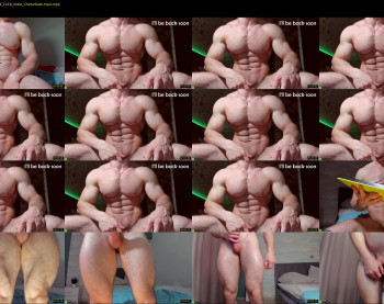 adam_muscle_ — 65 minute Chaturbate male cam show recording, 1080p, Jan 24, 2023