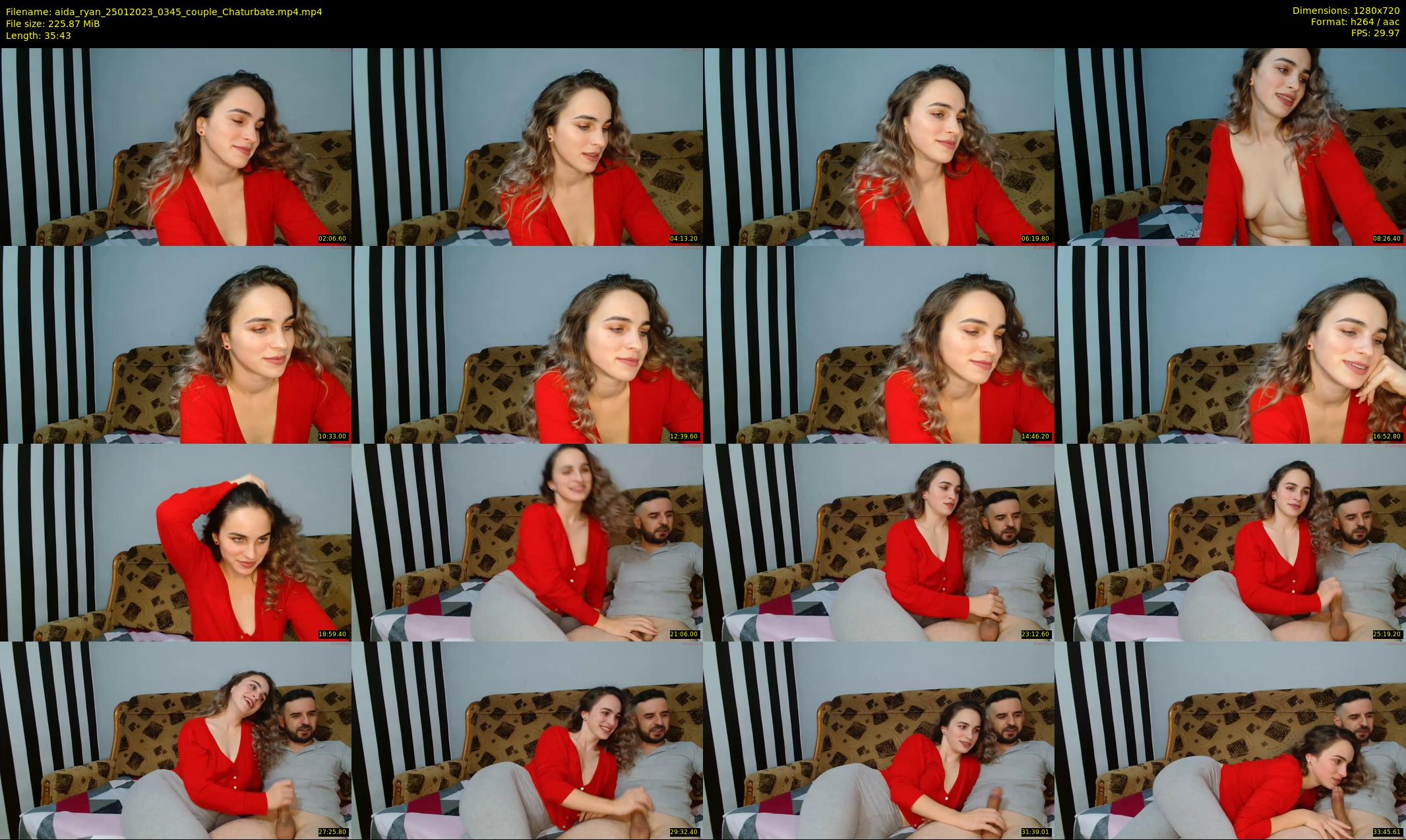 aida_ryan — 36 minute Chaturbate couple cam show recording, 720p, Jan 25, 2023