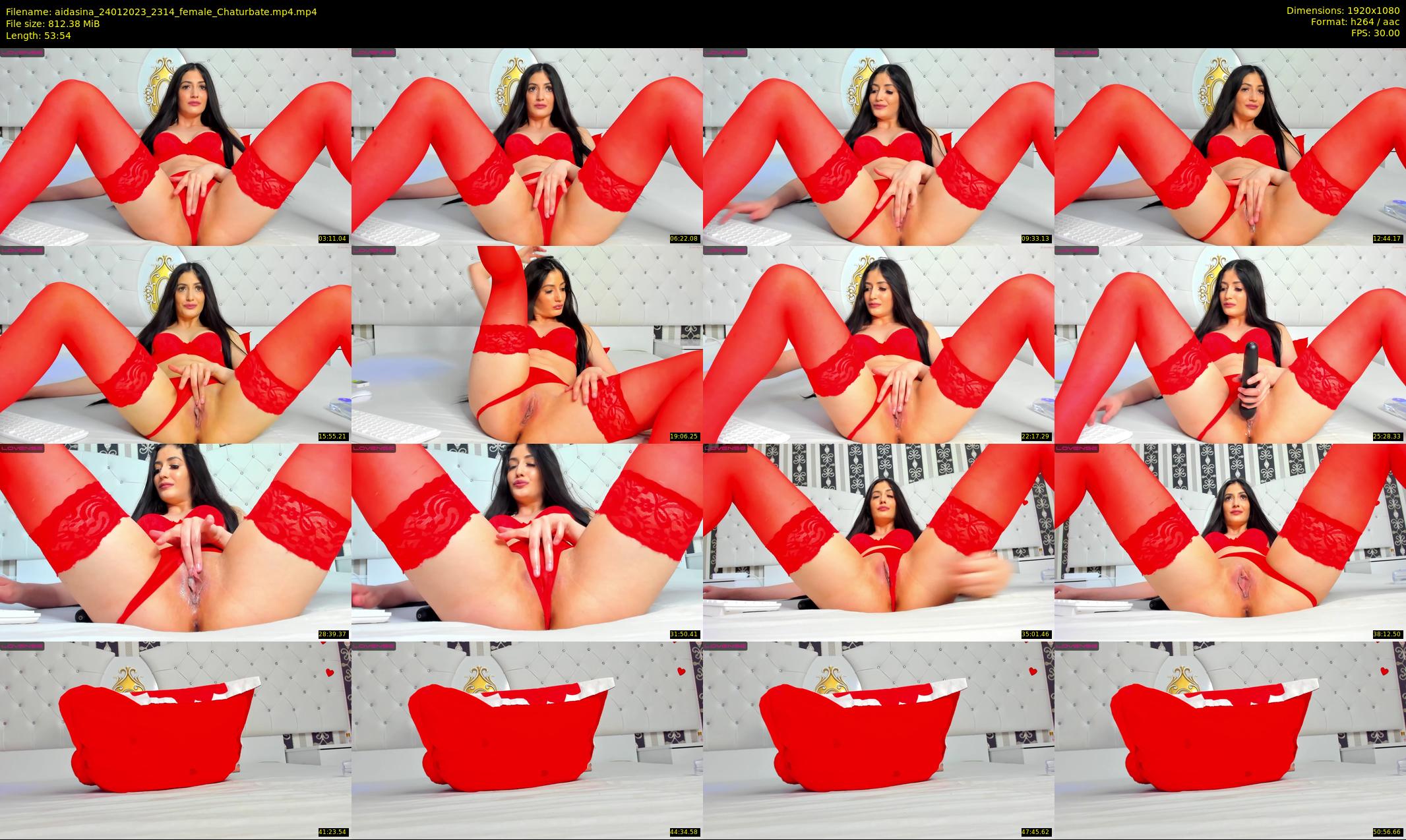 aidasina — 54 minute Chaturbate female cam show recording, 1080p, Jan 24, 2023
