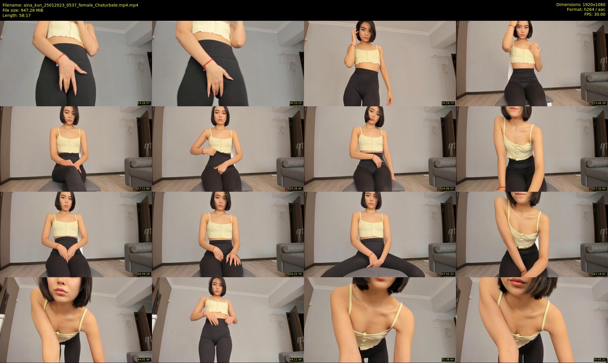 aina_kun — 59 minute Chaturbate female cam show recording, 1080p, Jan 25, 2023