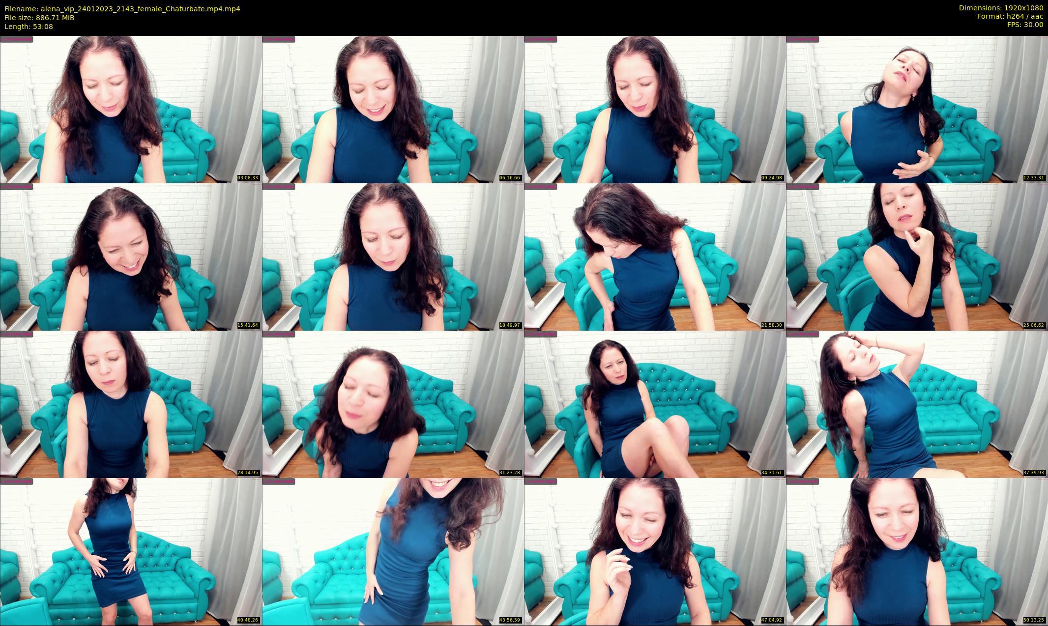alena_vip — 54 minute Chaturbate female cam show recording, 1080p, Jan 24, 2023