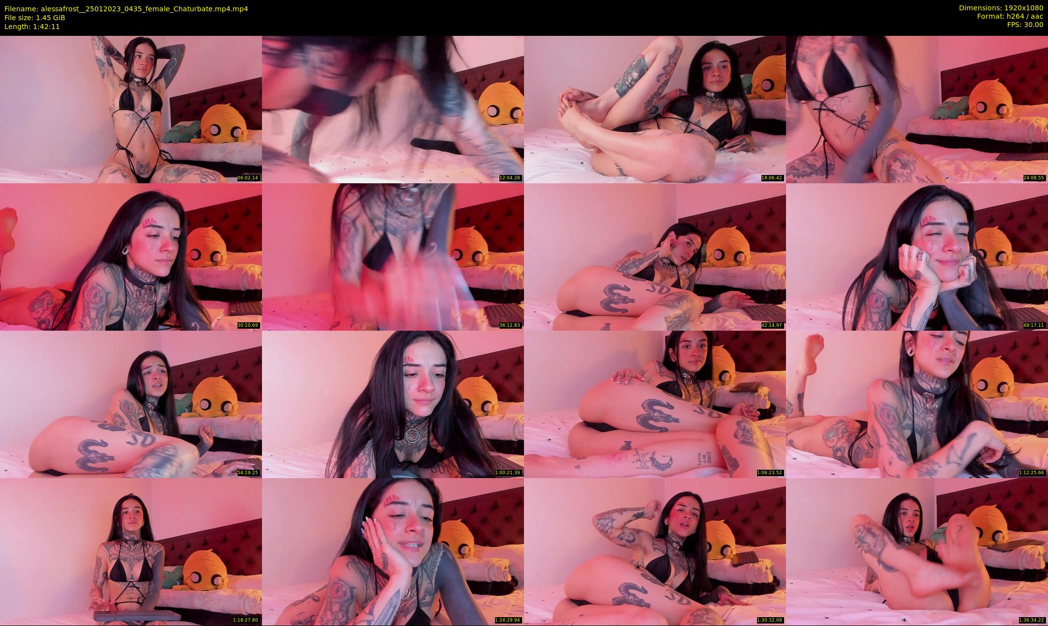 alessafrost_ — 103 minute Chaturbate female cam show recording, 1080p, Jan 25, 2023
