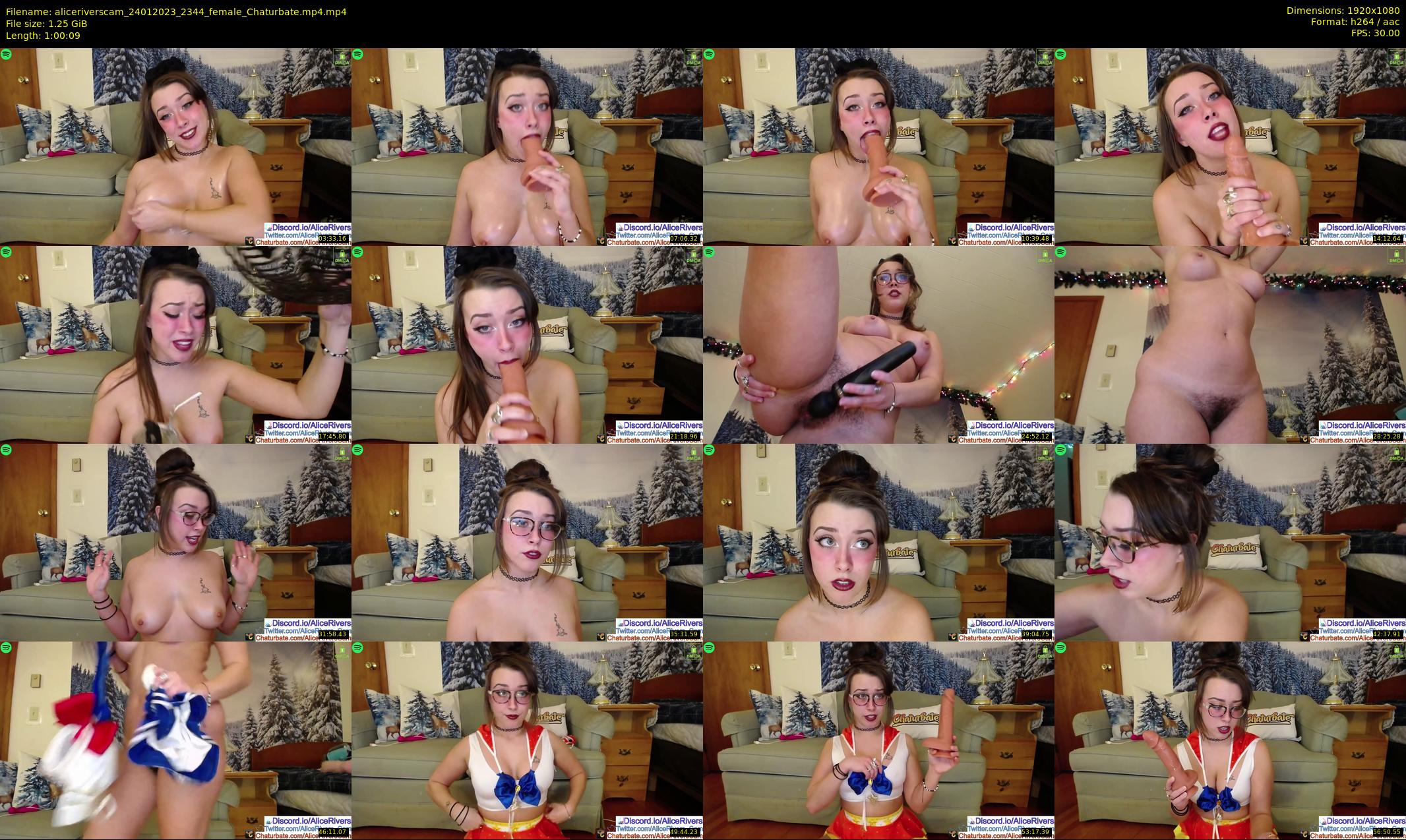 aliceriverscam — 61 minute Chaturbate female cam show recording, 1080p, Jan 24, 2023