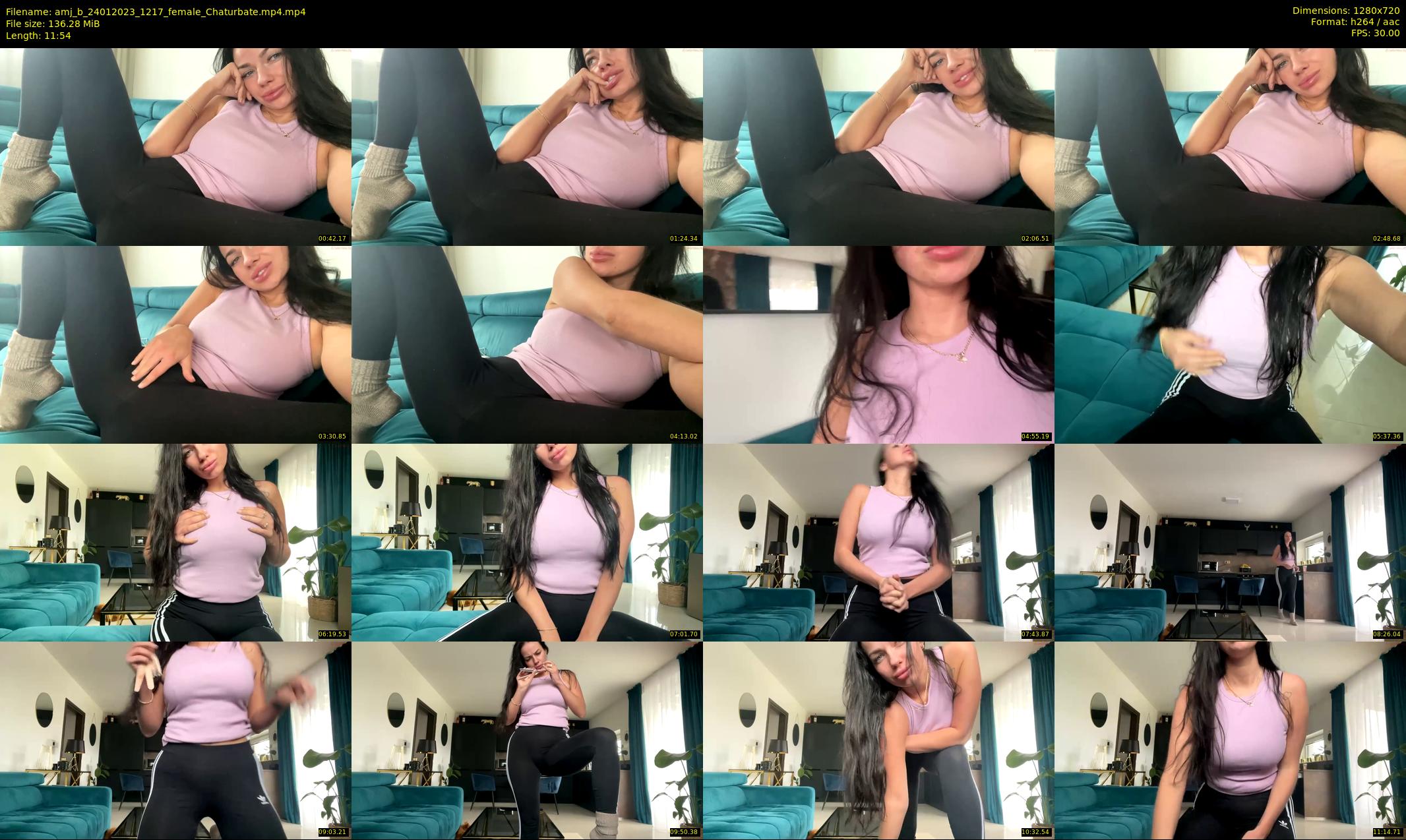 amj_b — 12 minute Chaturbate female cam show recording, 720p, Jan 24, 2023