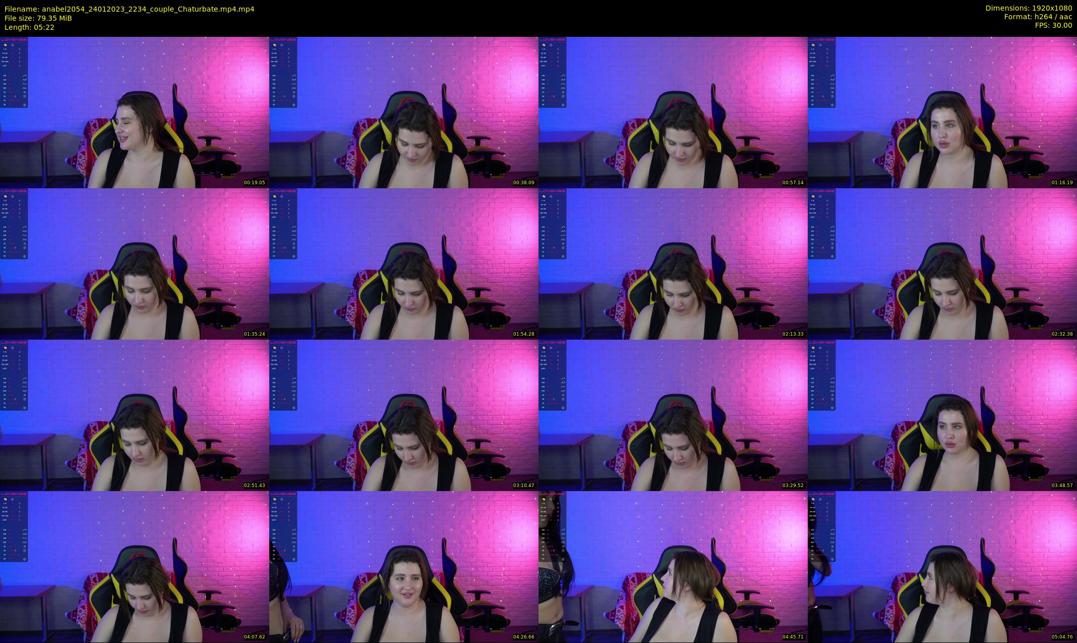 anabel2054 — 6 minute Chaturbate female cam show recording, 1080p, Jan 24, 2023