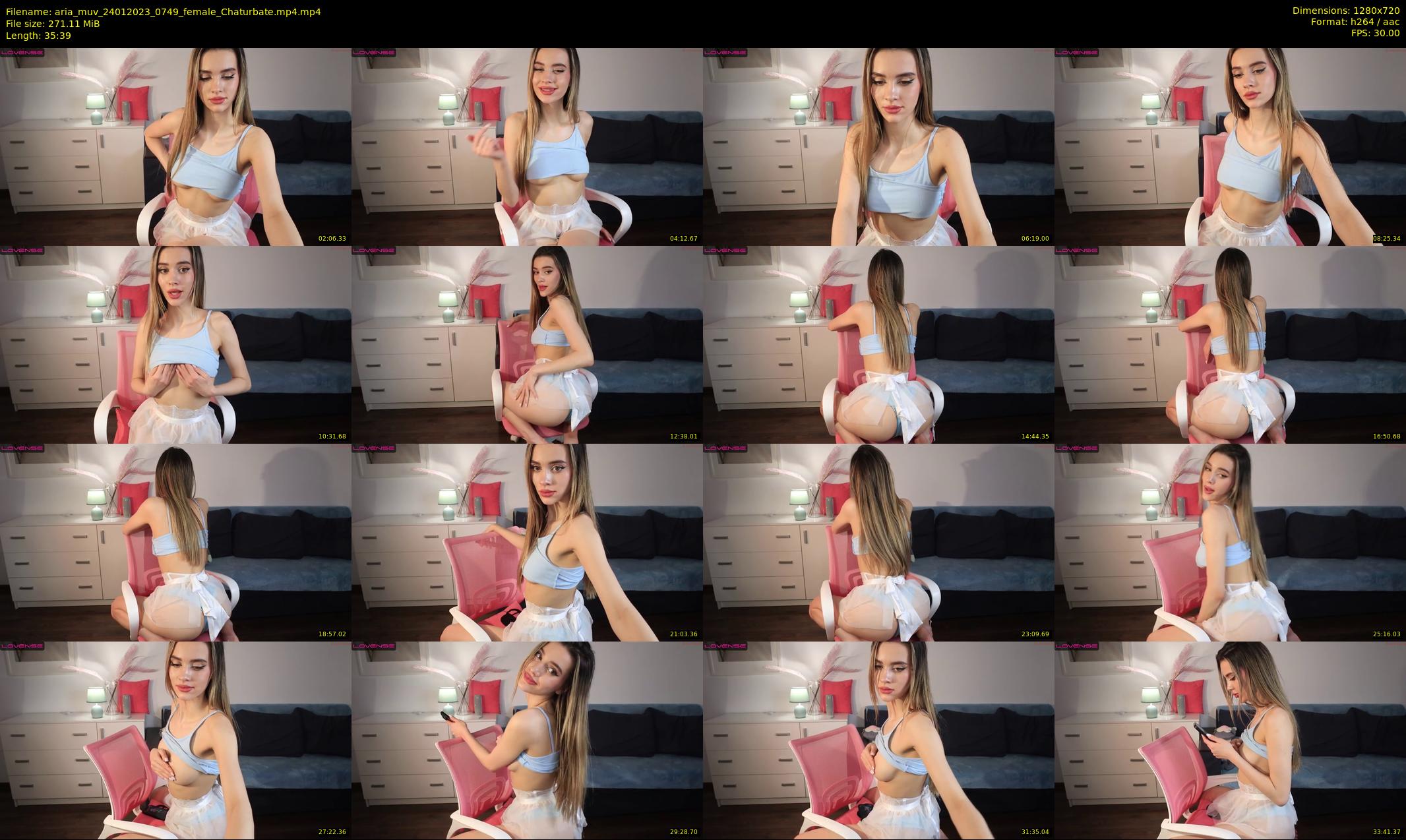 aria_muv — 36 minute Chaturbate female cam show recording, 720p, Jan 24, 2023