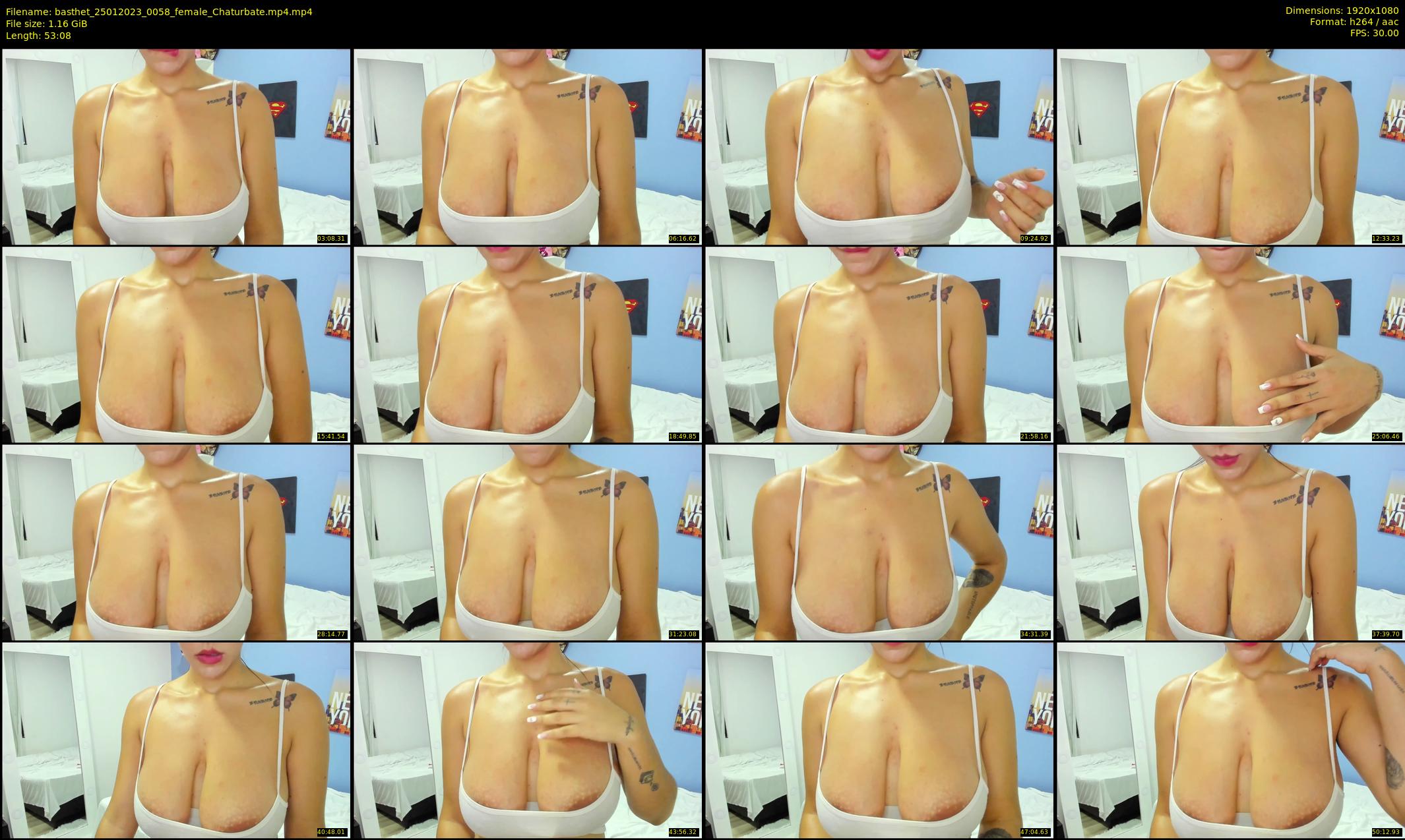 basthet — 54 minute Chaturbate female cam show recording, 1080p, Jan 25, 2023