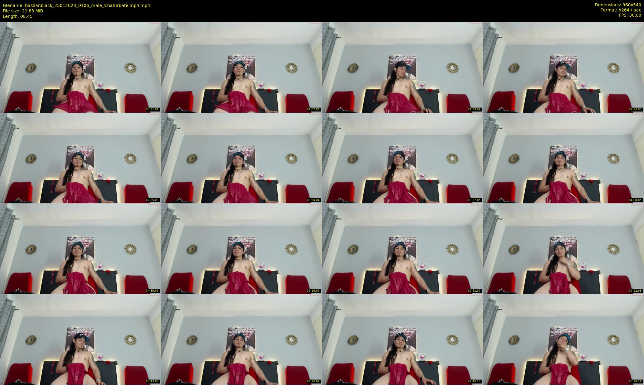 bastianblack — 9 minute Chaturbate male cam show recording, 480p, Jan 25, 2023