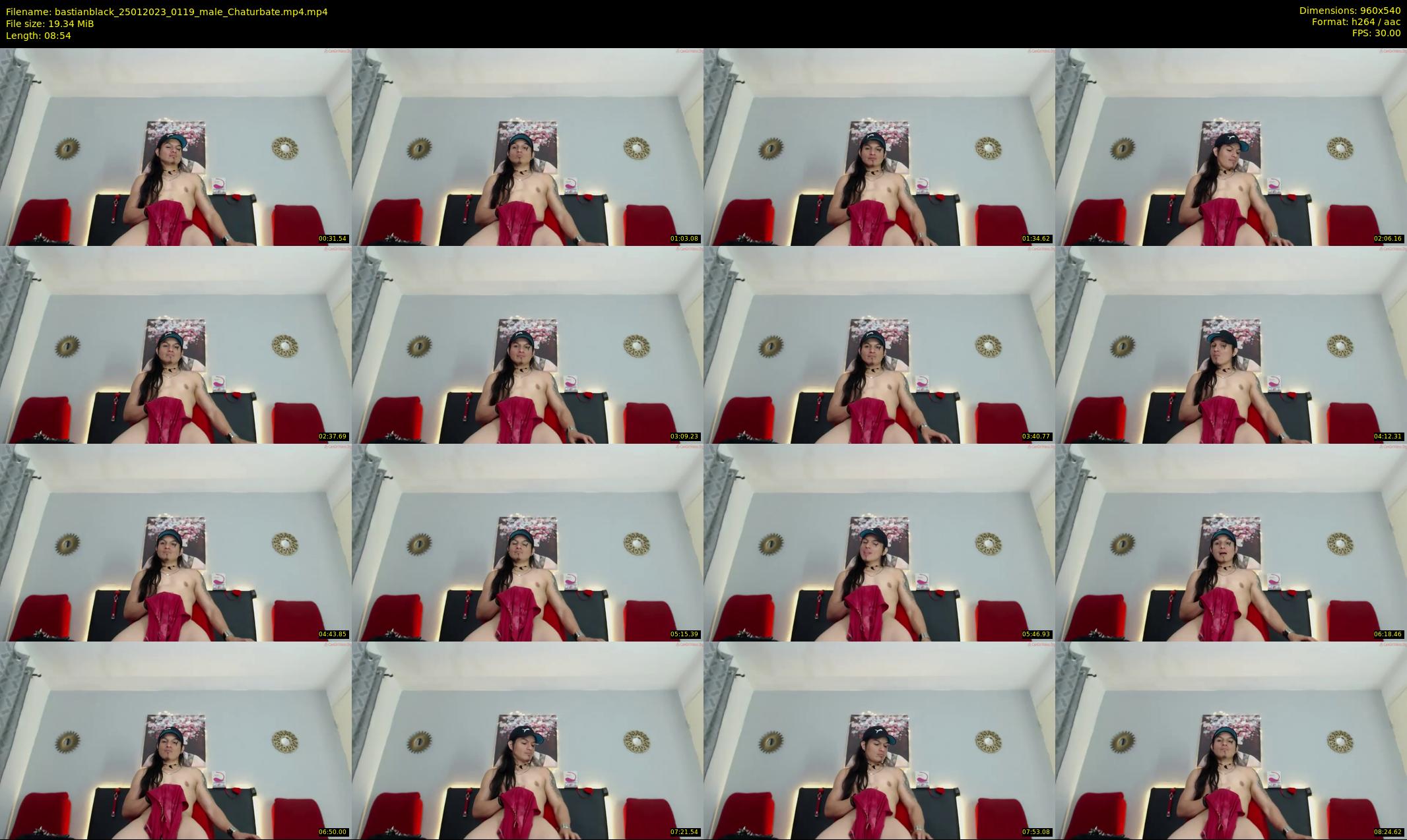 bastianblack — 9 minute Chaturbate male cam show recording, 480p, Jan 25, 2023