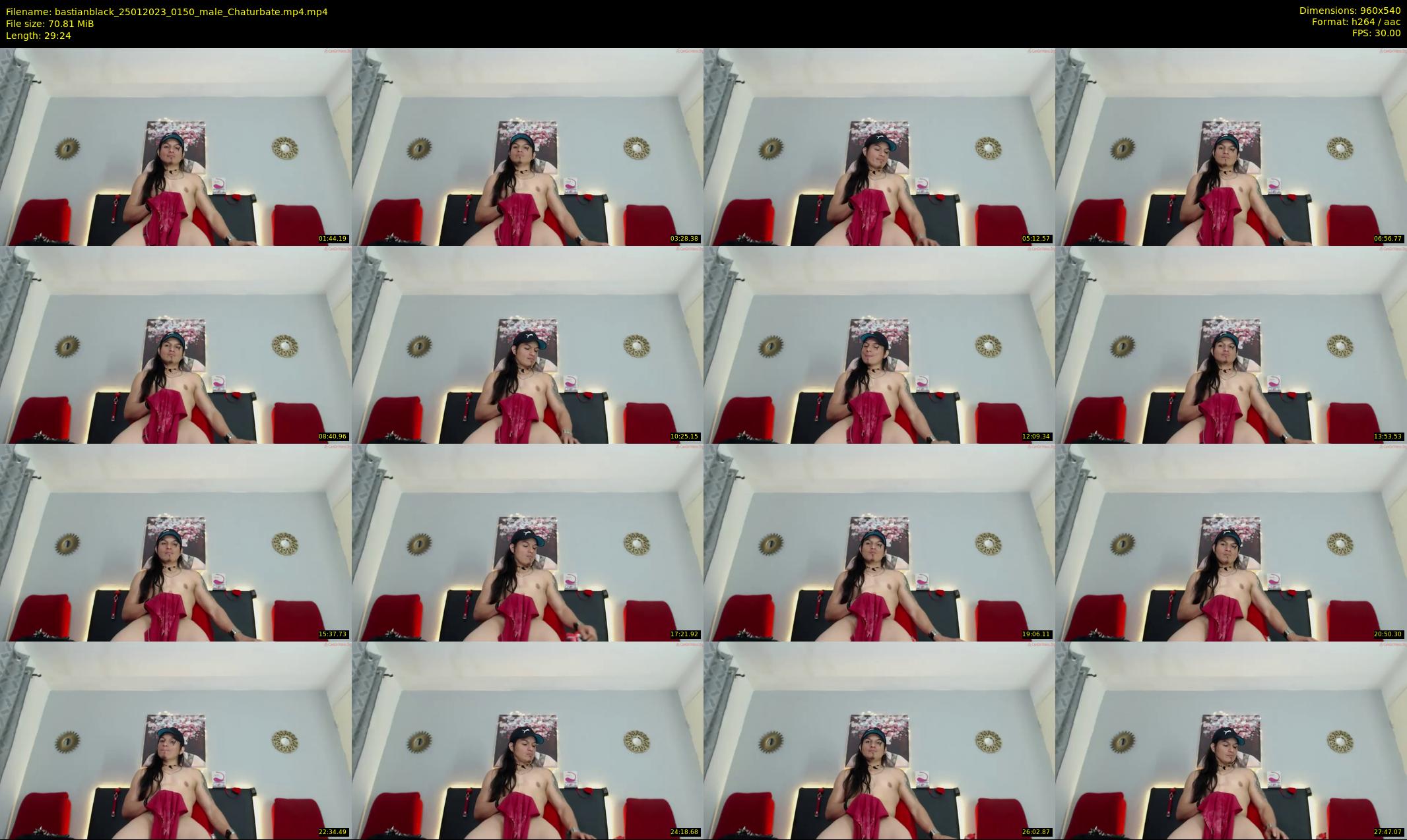 bastianblack — 30 minute Chaturbate male cam show recording, 480p, Jan 25, 2023
