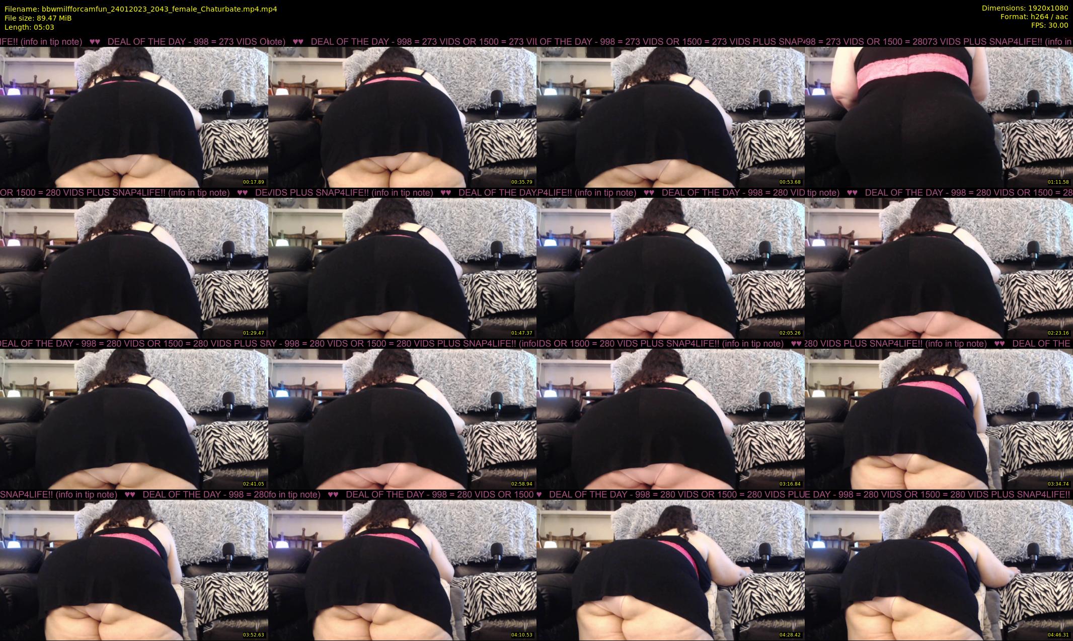 bbwmilfforcamfun — 6 minute Chaturbate female cam show recording, 1080p, Jan 24, 2023