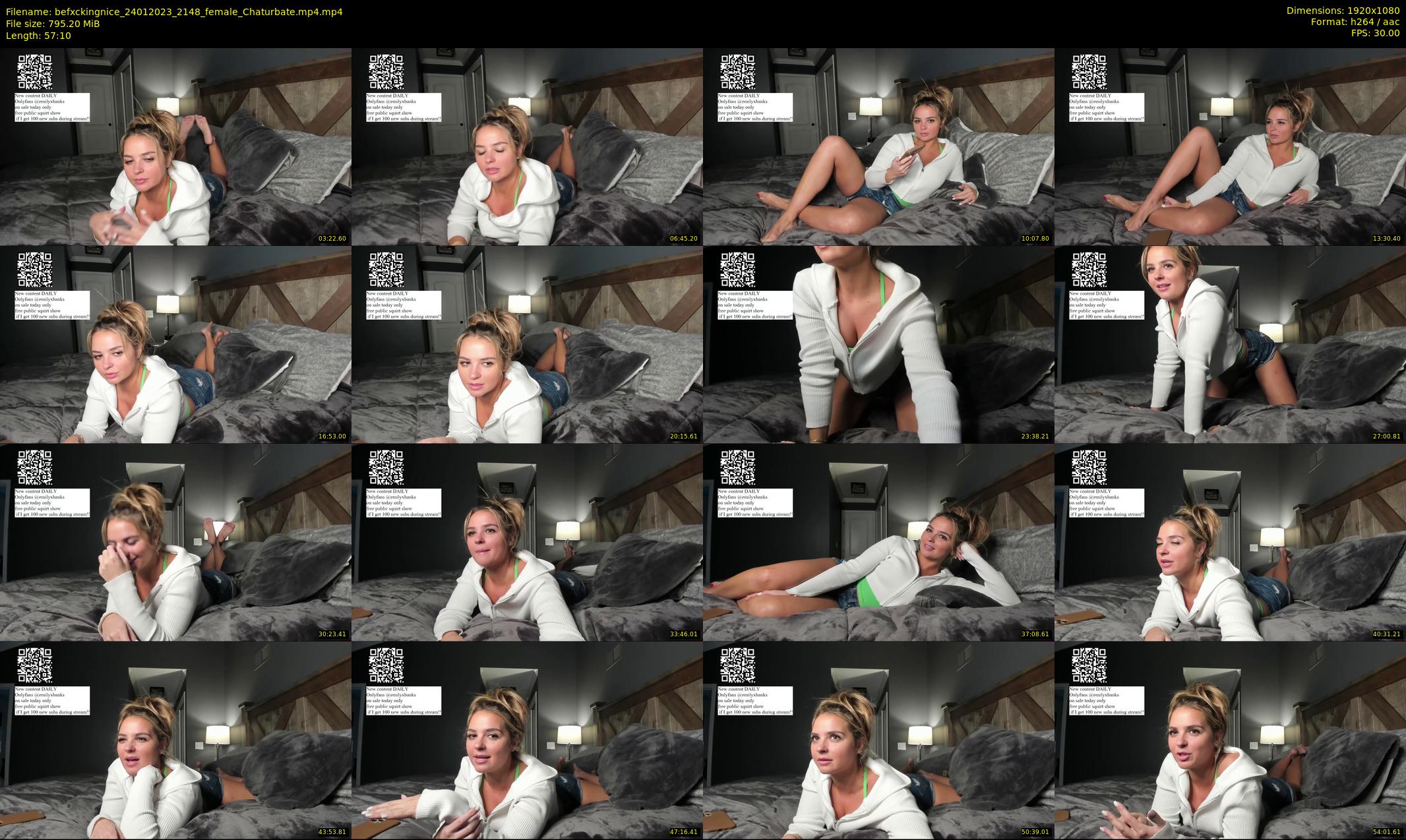 befxckingnice — 58 minute Chaturbate female cam show recording, 1080p, Jan 24, 2023