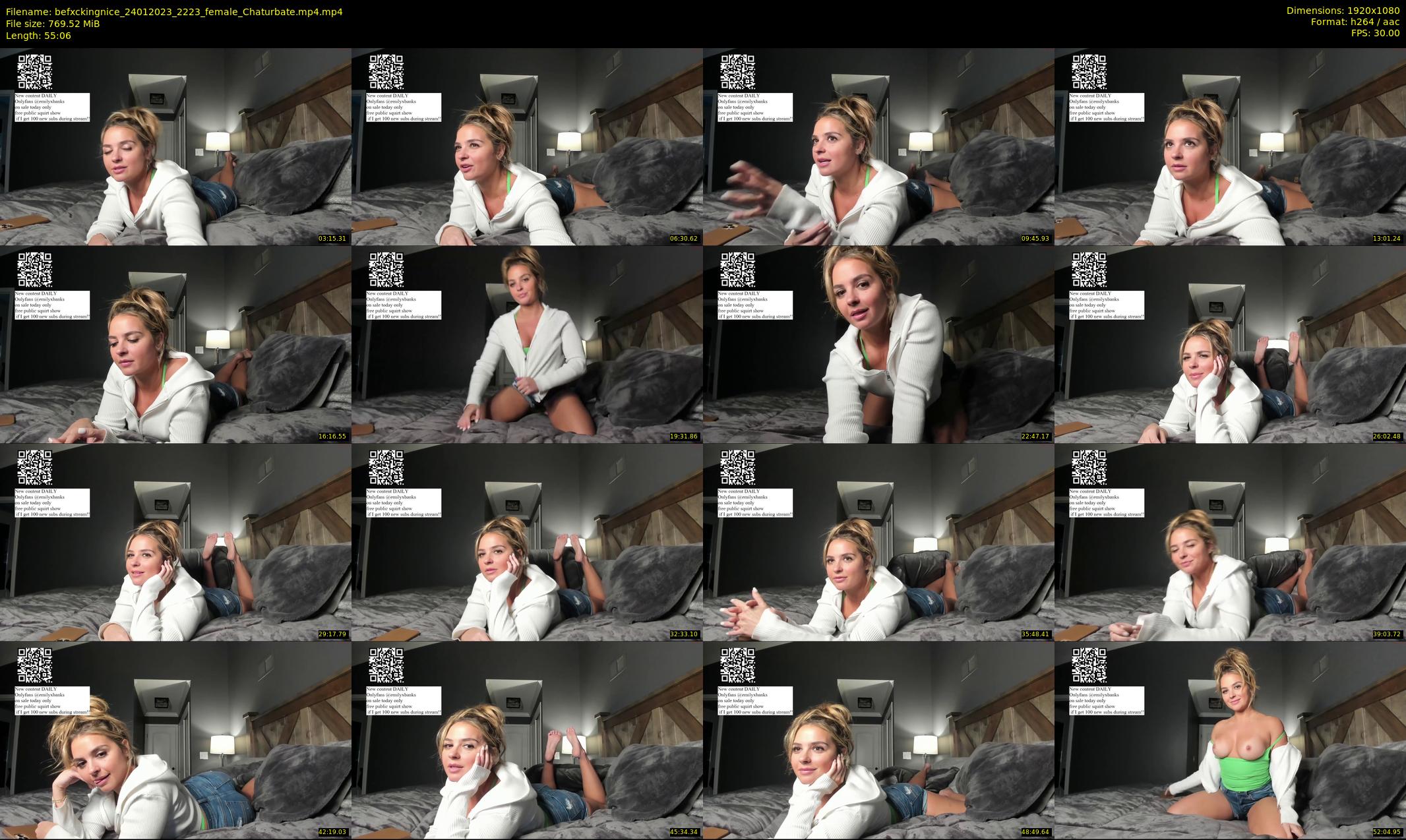 befxckingnice — 56 minute Chaturbate female cam show recording, 1080p, Jan 24, 2023