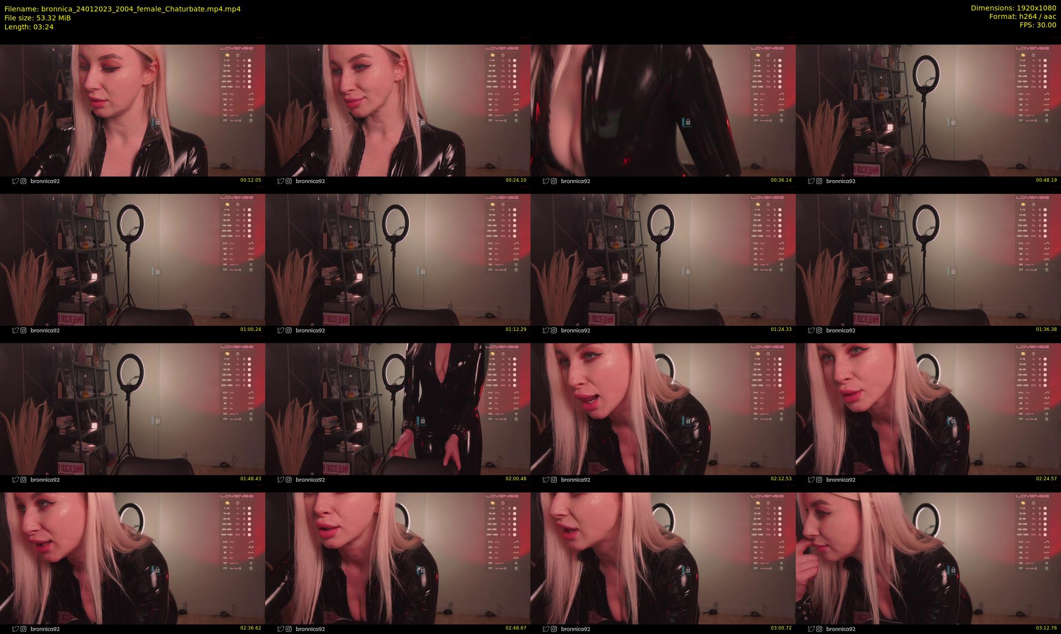 bronnica — 4 minute Chaturbate female cam show recording, 1080p, Jan 24, 2023
