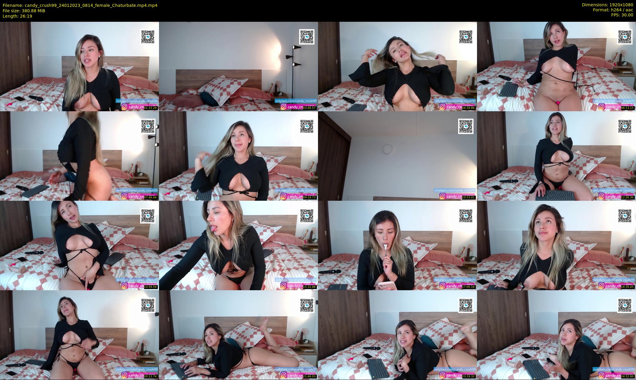 candy_crush99 — 27 minute Chaturbate female cam show recording, 1080p, Jan 24, 2023
