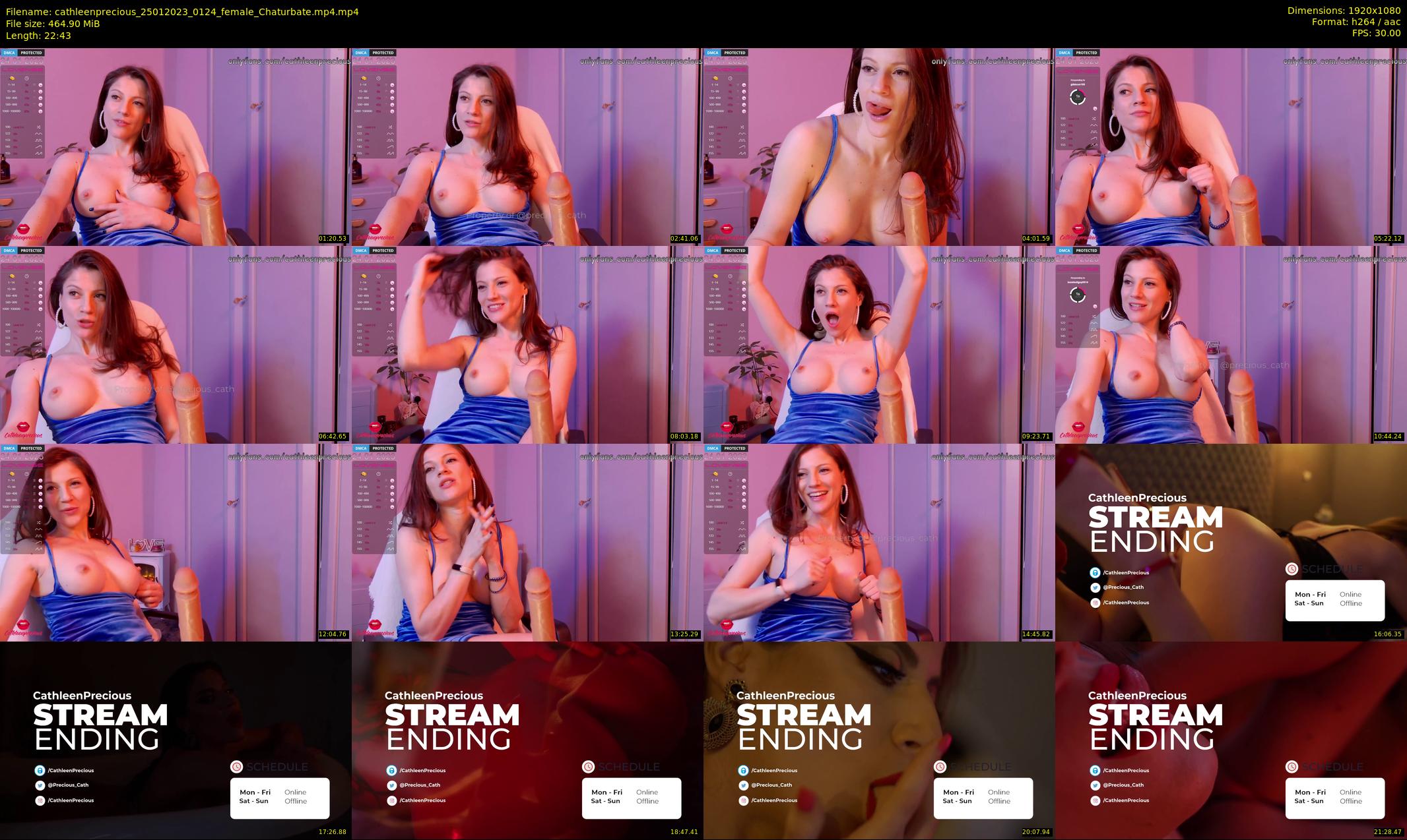 cathleenprecious — 23 minute Chaturbate female cam show recording, 1080p, Jan 25, 2023