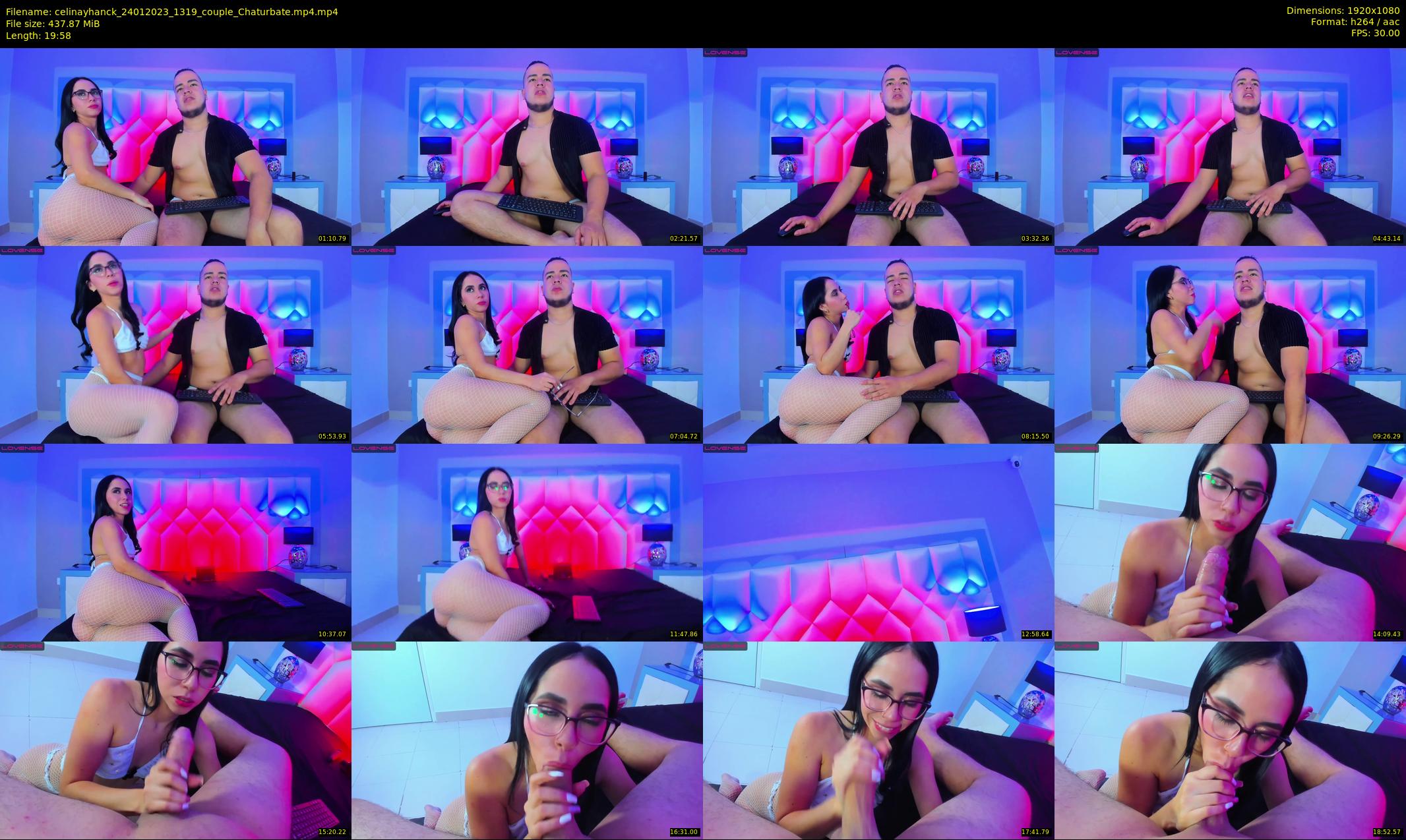 celinayhanck — 20 minute Chaturbate couple cam show recording, 1080p, Jan 24, 2023