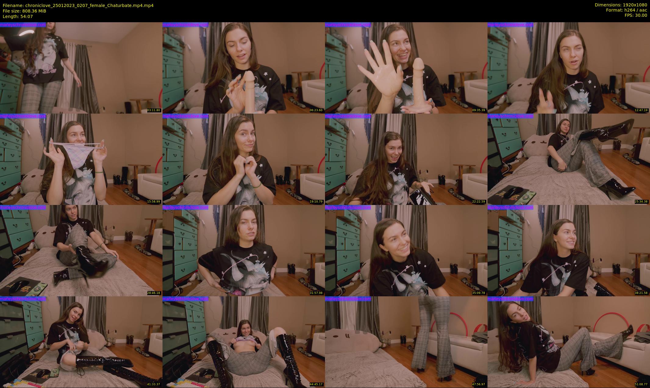 chroniclove — 55 minute Chaturbate female cam show recording, 1080p, Jan 25, 2023