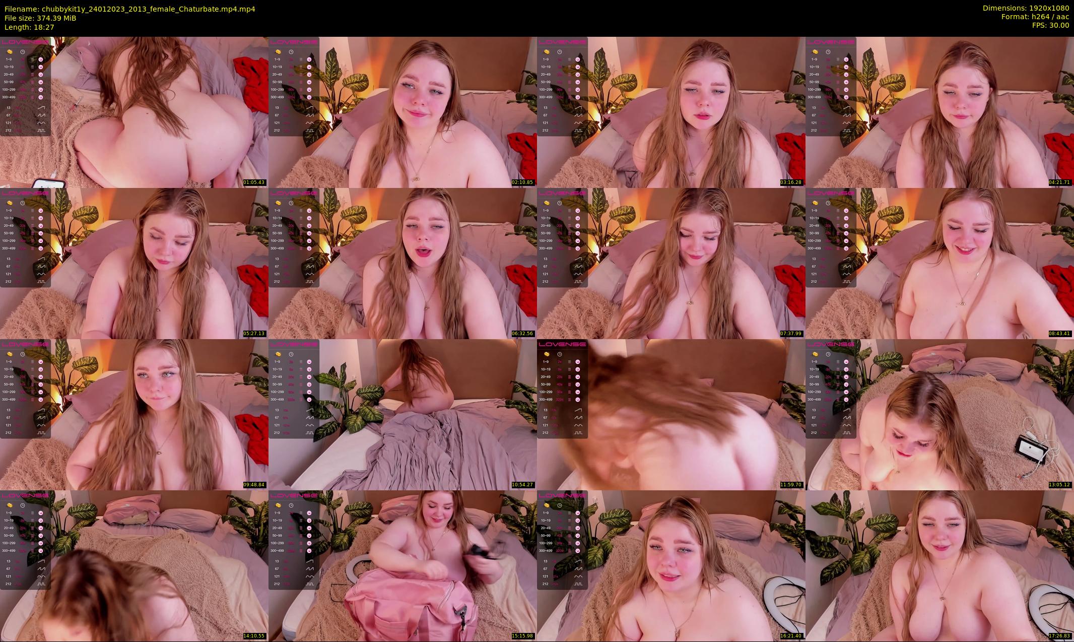 chubbykit1y — 19 minute Chaturbate female cam show recording, 1080p, Jan 24, 2023