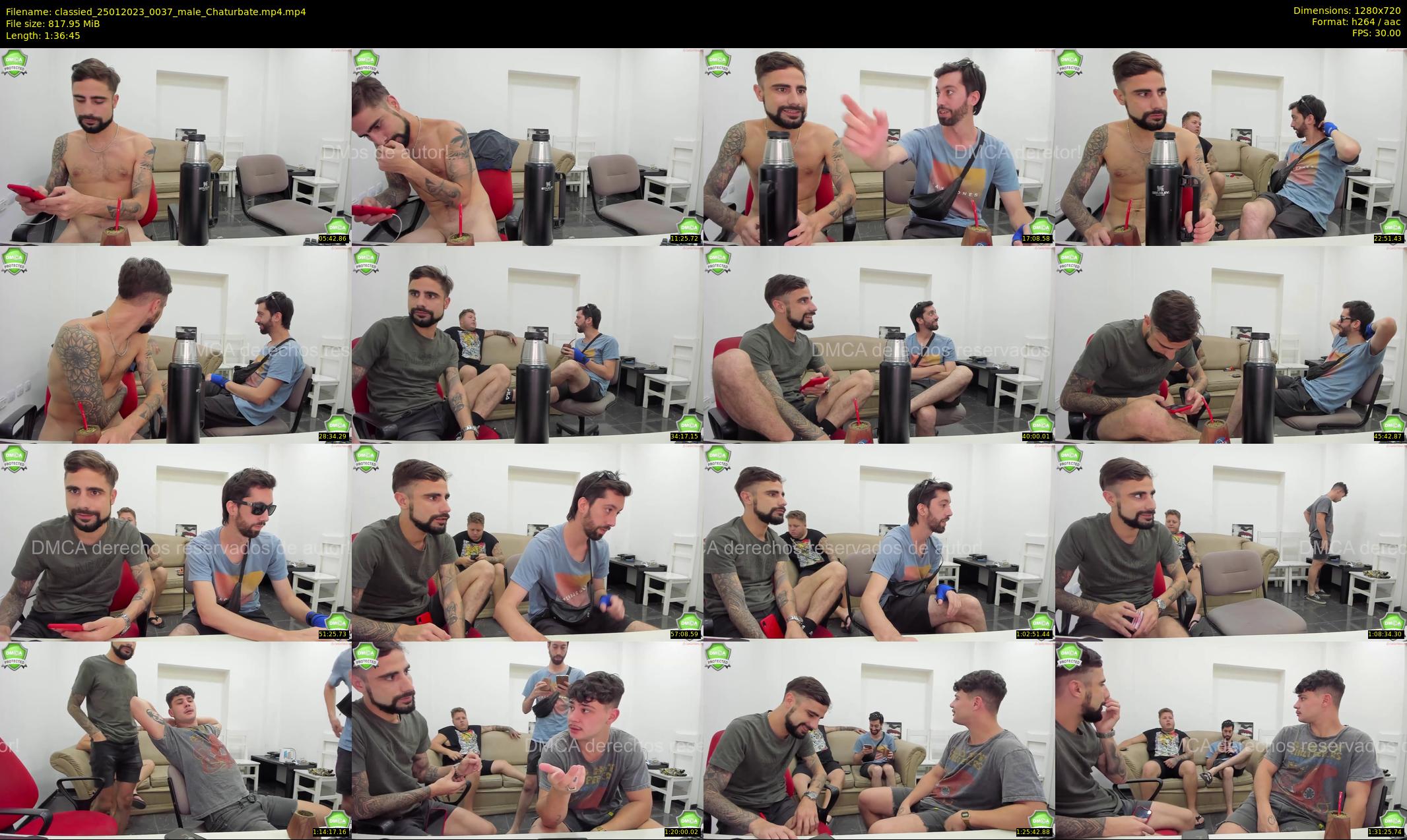 classied — 97 minute Chaturbate male cam show recording, 720p, Jan 25, 2023