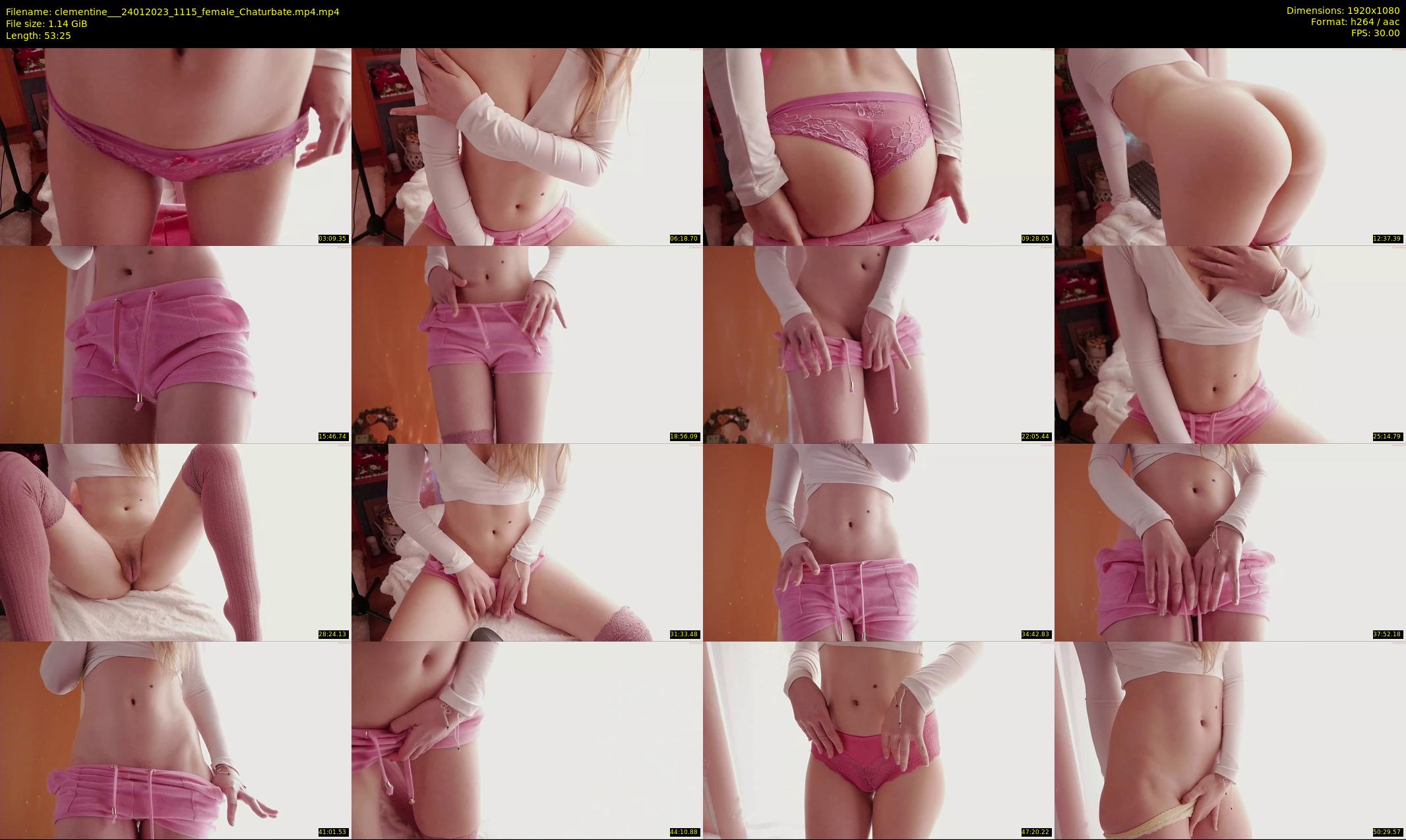 clementine__ — 54 minute Chaturbate female cam show recording, 1080p, Jan 24, 2023