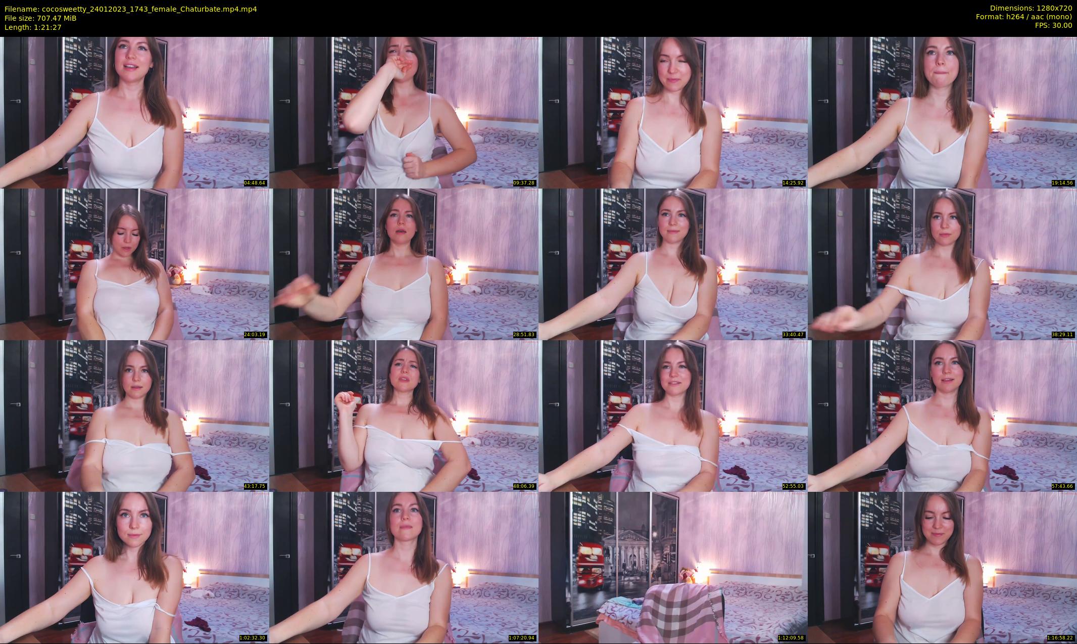 cocosweetty — 82 minute Chaturbate female cam show recording, 720p, Jan 24, 2023