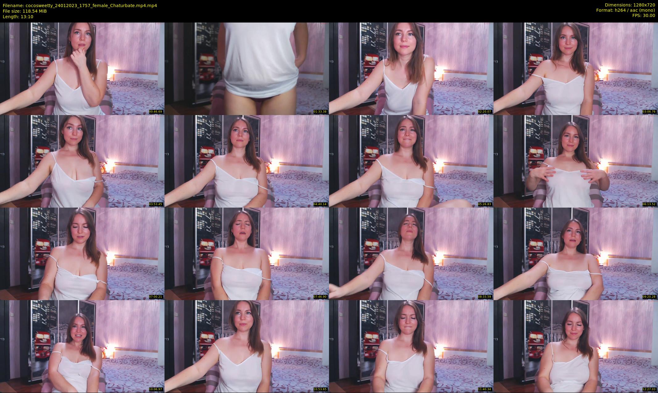 cocosweetty — 14 minute Chaturbate female cam show recording, 720p, Jan 24, 2023