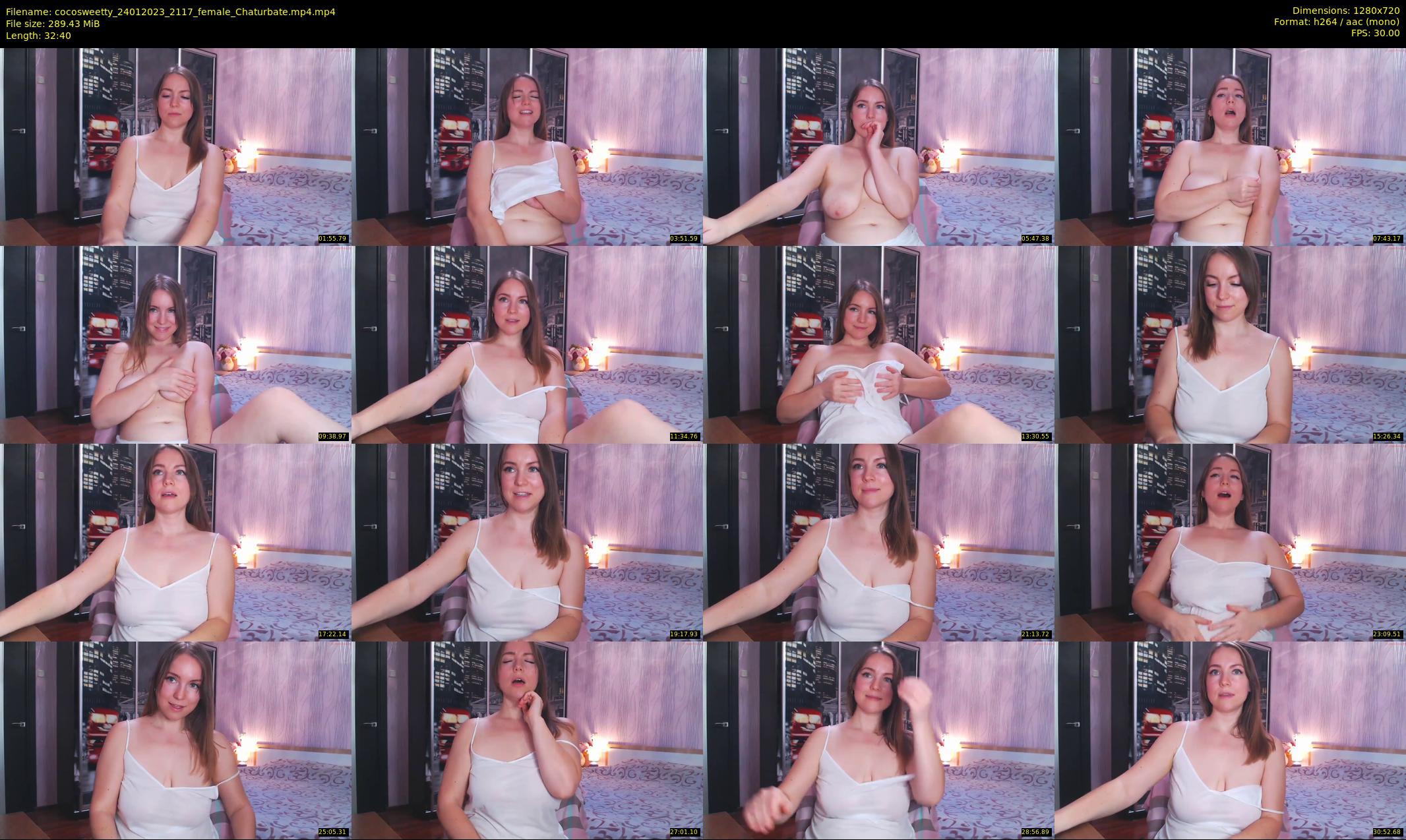 cocosweetty — 33 minute Chaturbate female cam show recording, 720p, Jan 24, 2023