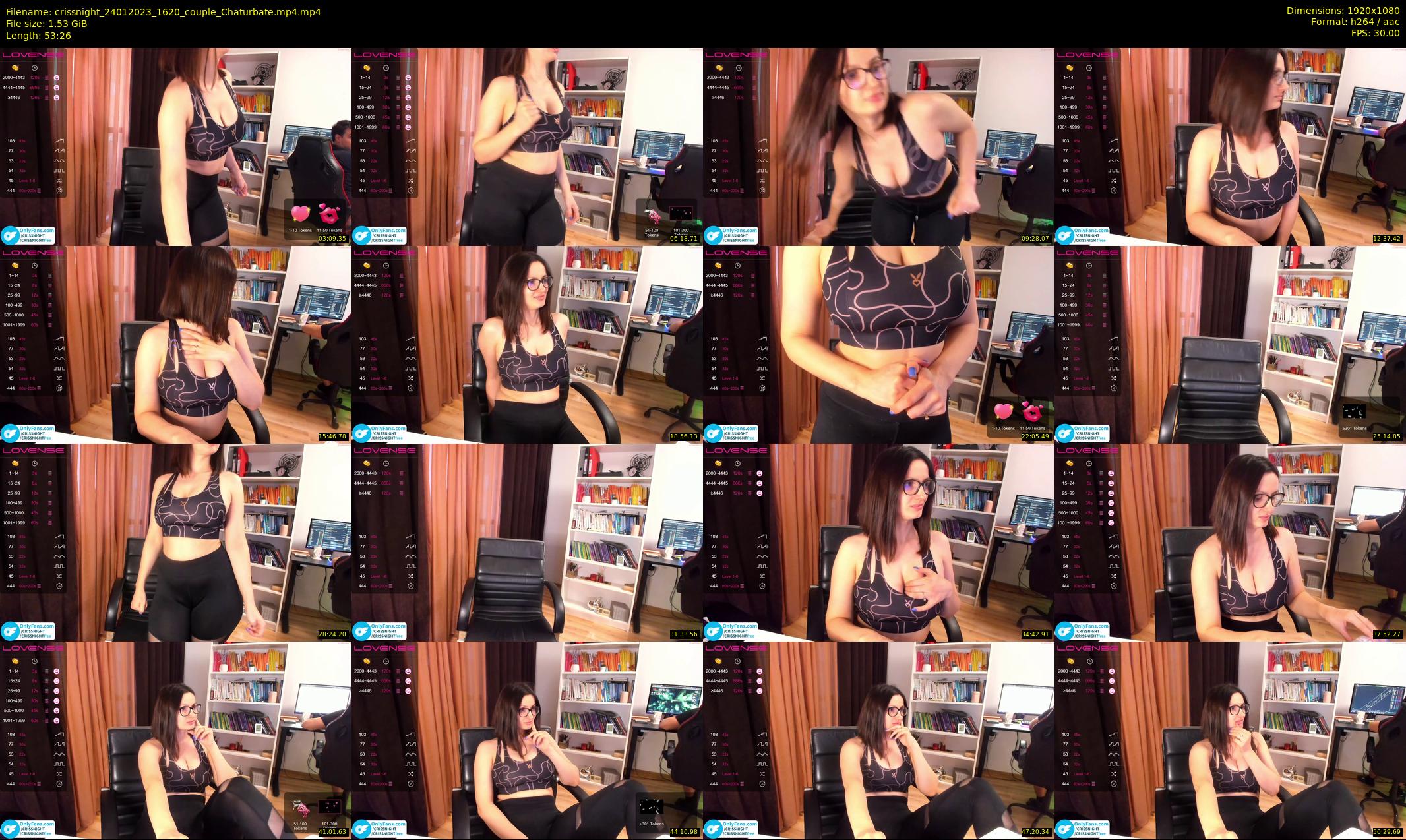 crissnight — 54 minute Chaturbate female cam show recording, 1080p, Jan 24, 2023