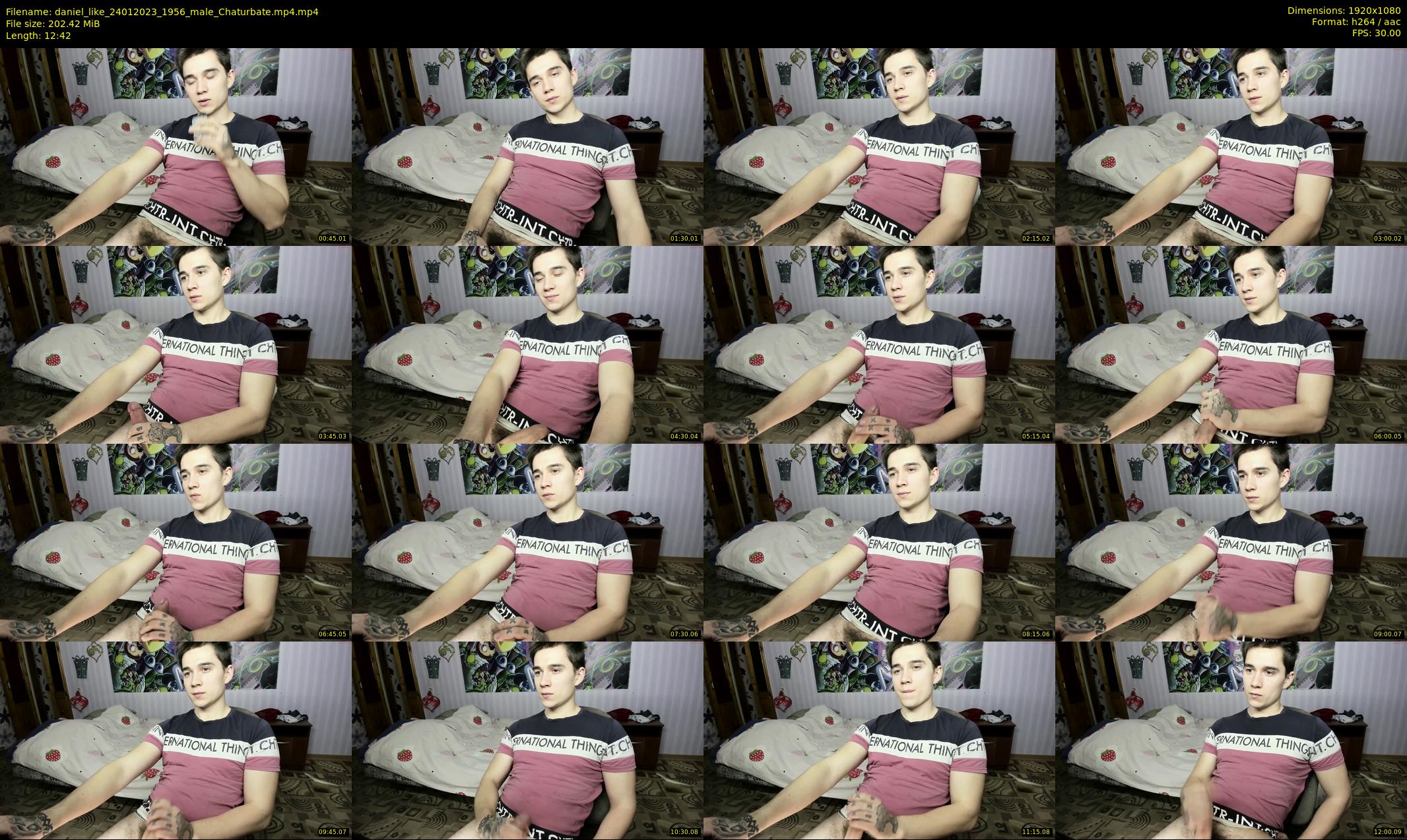 daniel_like — 13 minute Chaturbate male cam show recording, 1080p, Jan 24, 2023