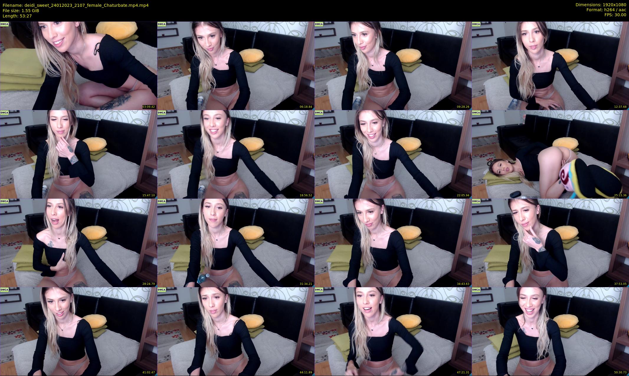 deidi_sweet — 54 minute Chaturbate female cam show recording, 1080p, Jan 24, 2023