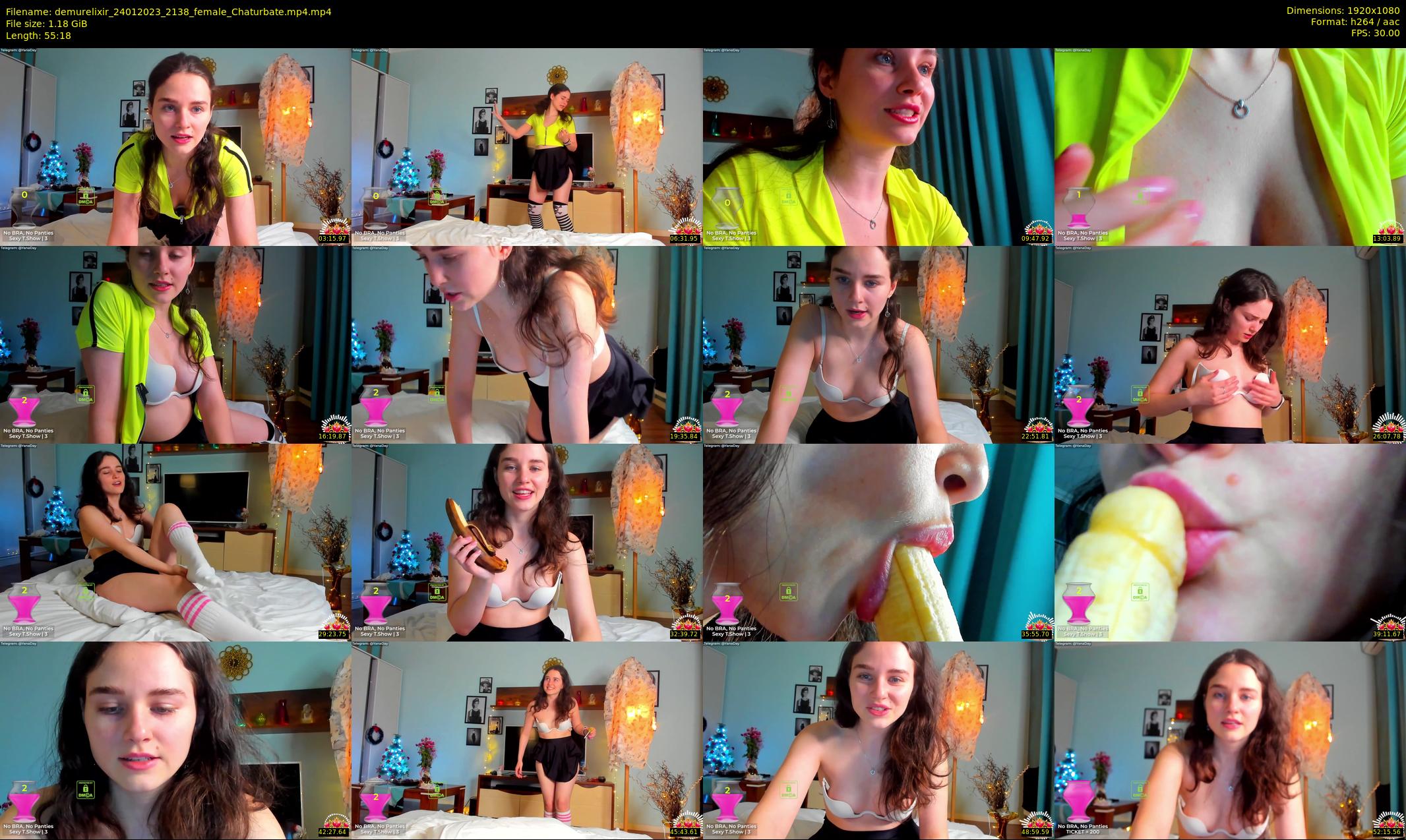 demurelixir — 56 minute Chaturbate female cam show recording, 1080p, Jan 24, 2023