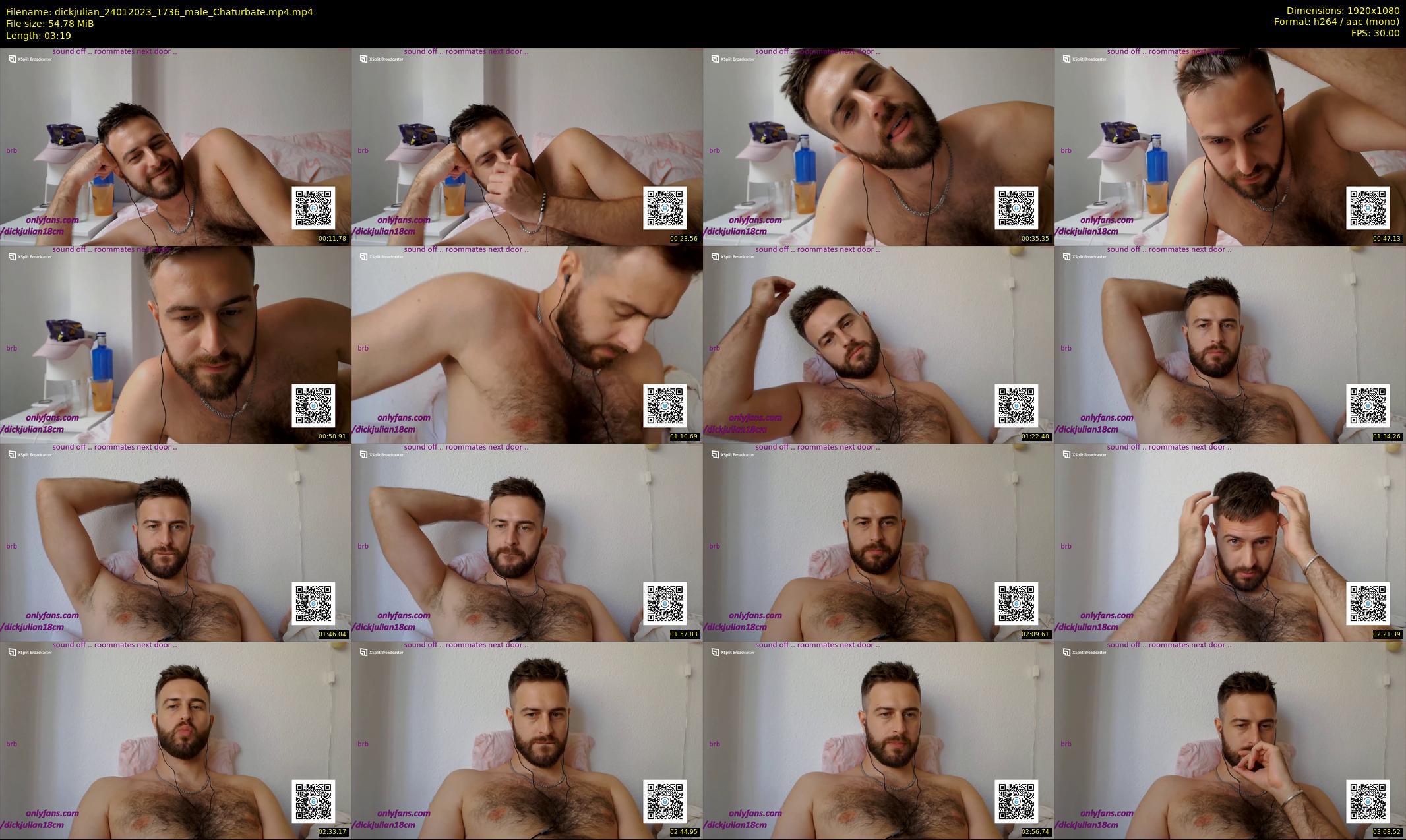 dickjulian — 4 minute Chaturbate male cam show recording, 1080p, Jan 24, 2023