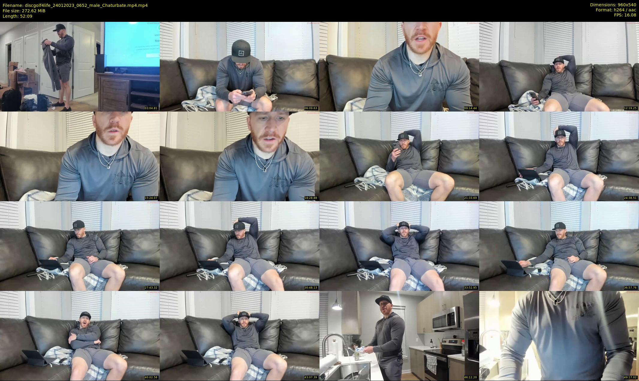 discgolf4life — 53 minute Chaturbate male cam show recording, 480p, Jan 24, 2023