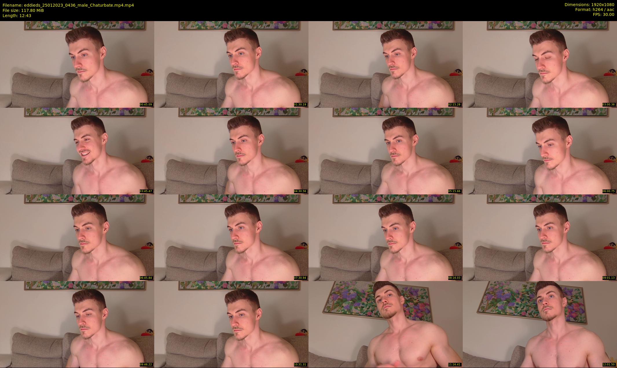 eddieds — 13 minute Chaturbate male cam show recording, 1080p, Jan 25, 2023