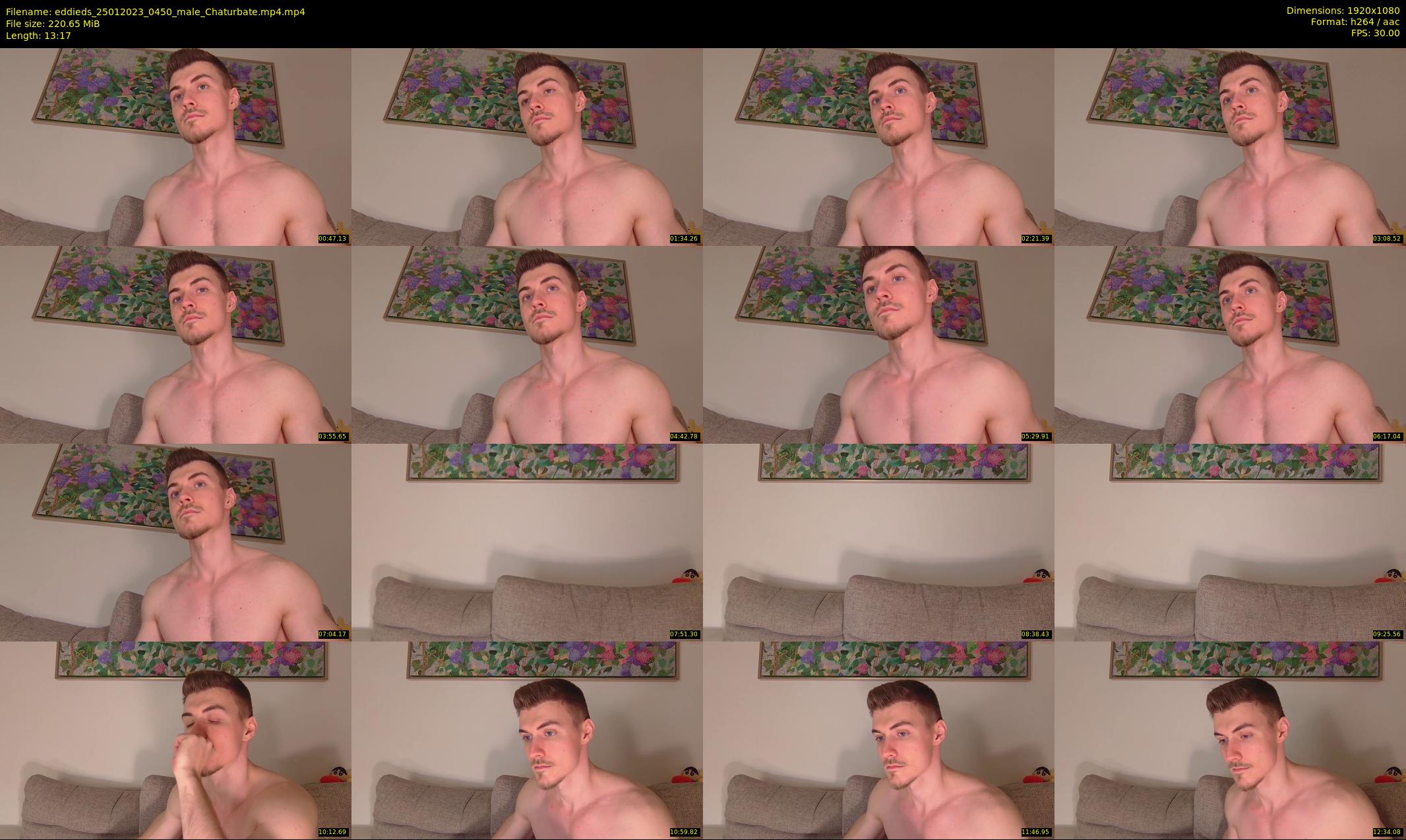 eddieds — 14 minute Chaturbate male cam show recording, 1080p, Jan 25, 2023